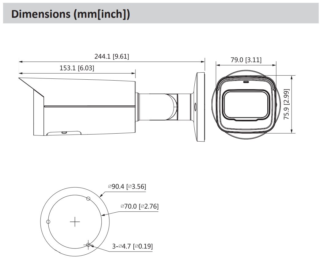 Dahua D-IPC-HFW3441TP-ZS-S2-B Detailansicht Bild 3 | EPS