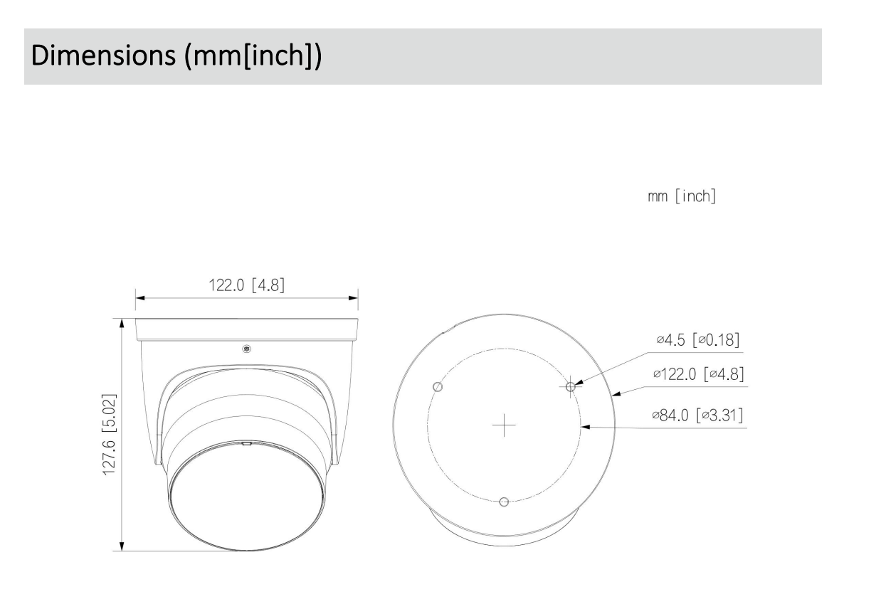 Dahua D-IPC-HDW5459HP-ZE-PV-2712-PRO-B Dahua D-IPC-HDW5459HP-ZE-PV-2712-PRO-B Detailansicht Bild 3 | EPS