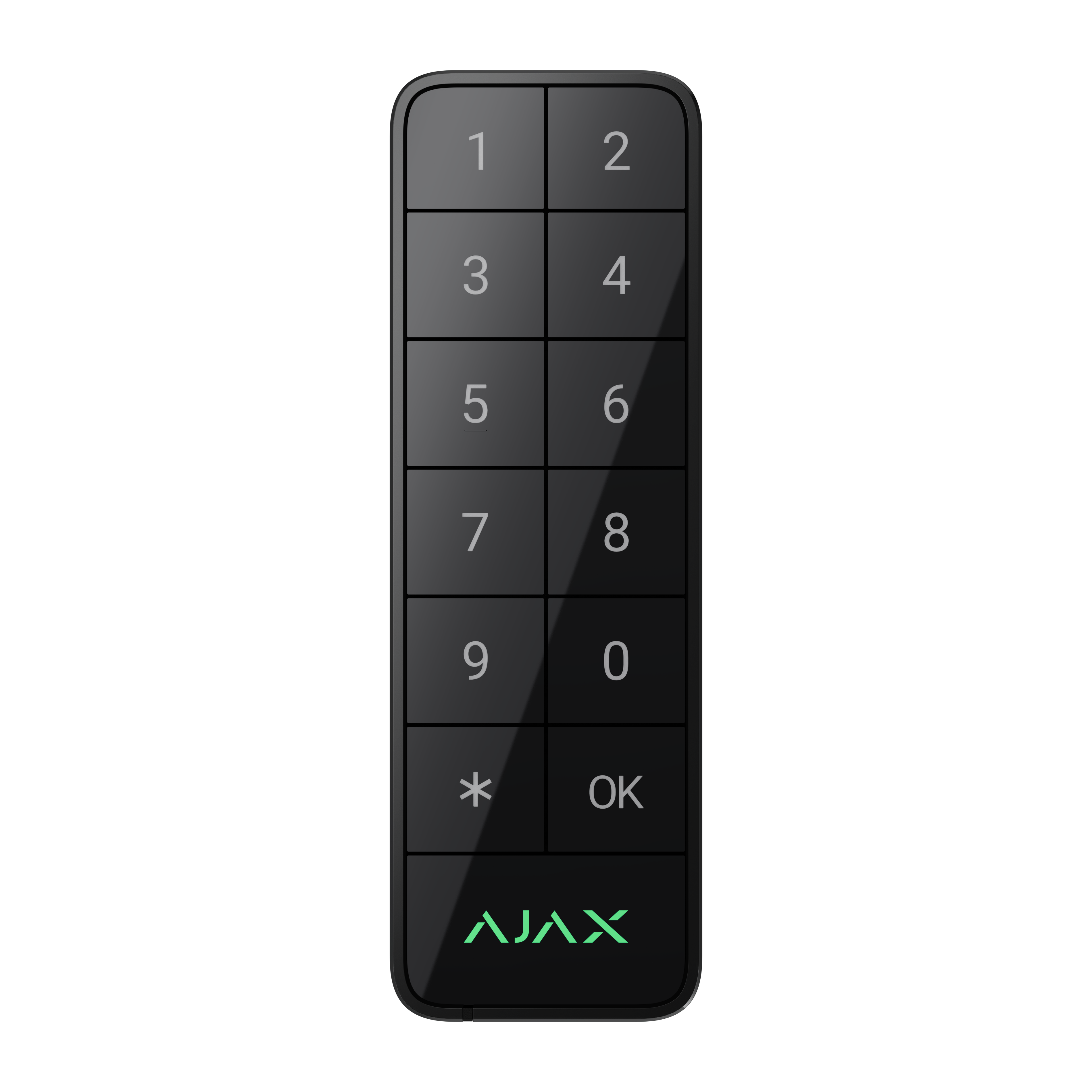 Ajax Superior KeyPad Outdoor Fibra Schwarz Detailansicht Bild 9 | EPS