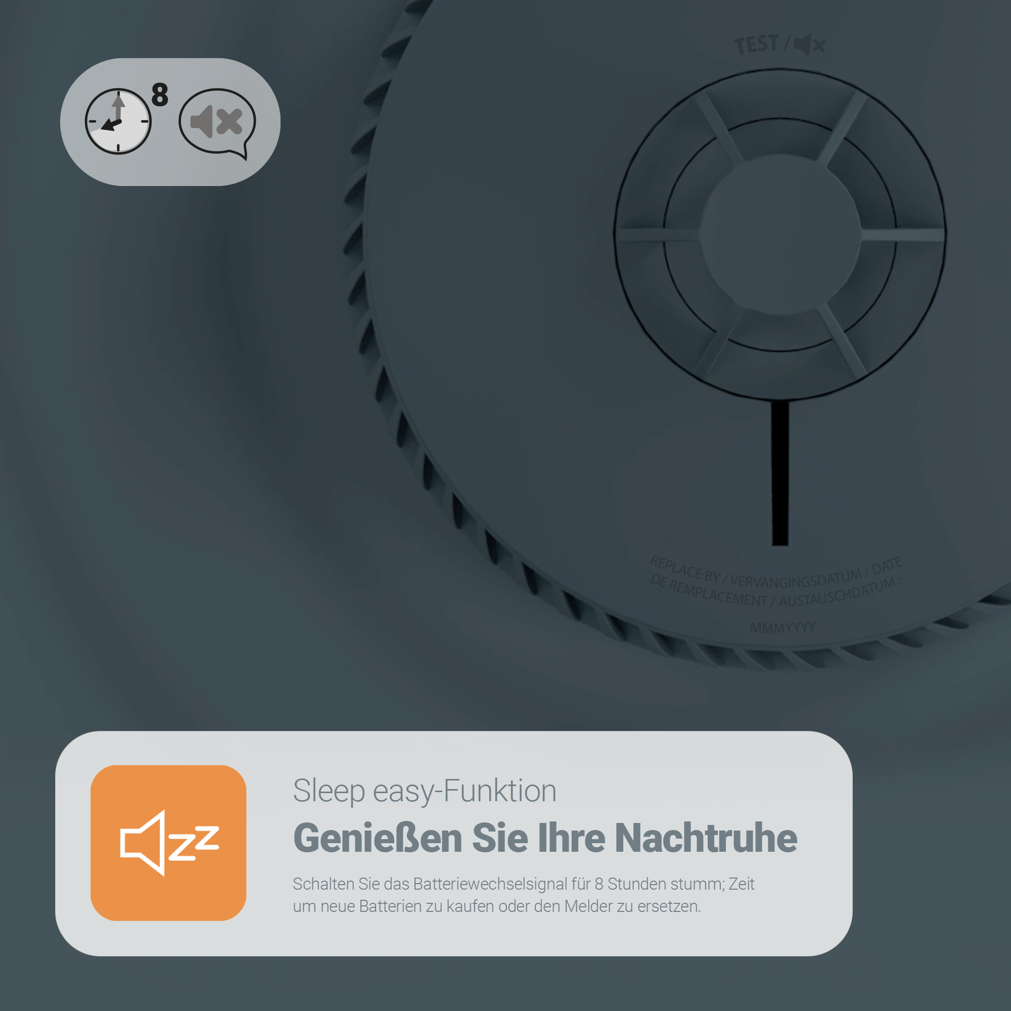 FireAngel FA-6215-INT Hitzewarnmelder, Austauschbare Batterie Detailansicht Bild 4 | EPS