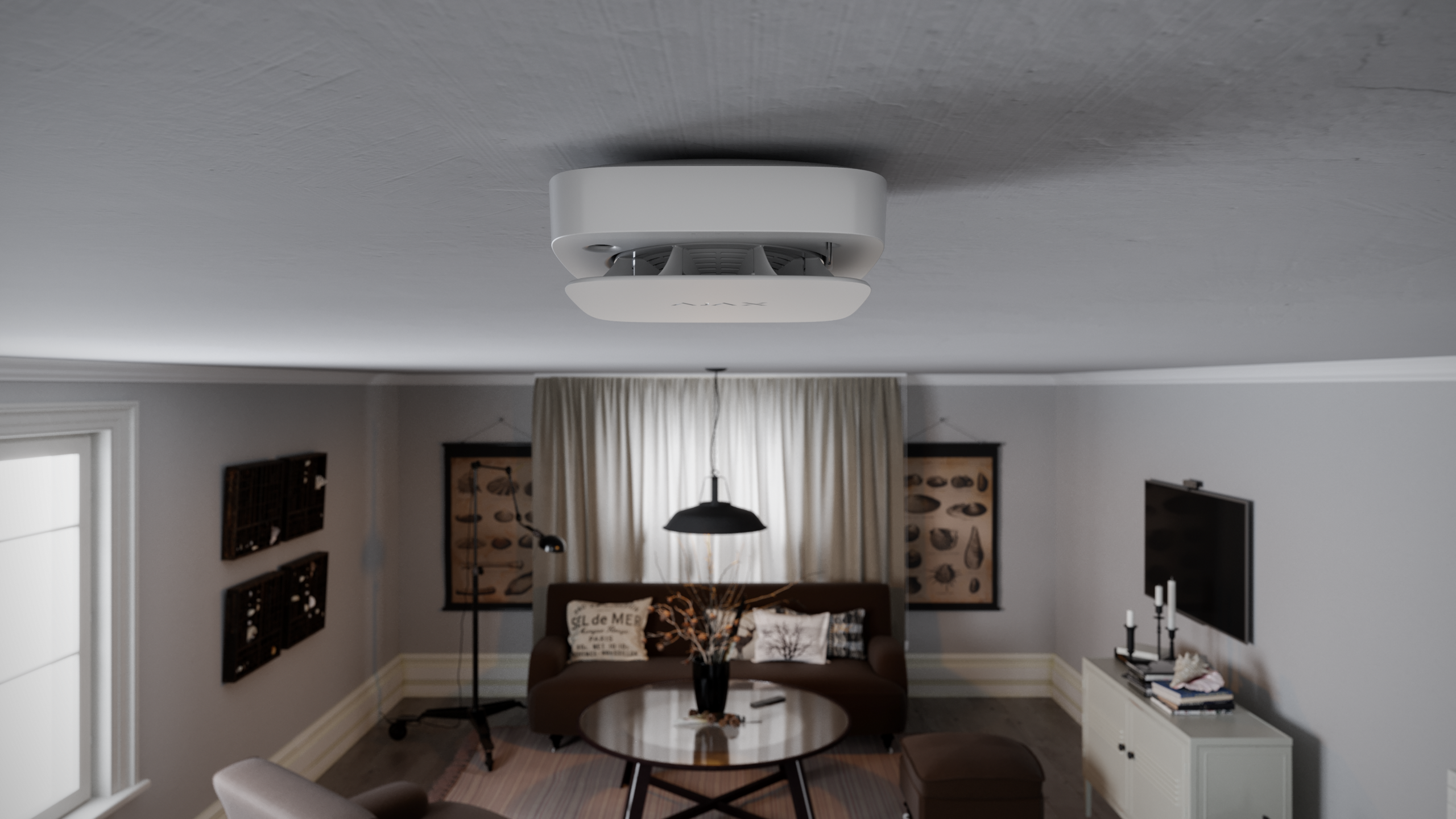 Ajax FireProtect 2 RB (CO) Weiß Detailansicht Bild 2 | EPS