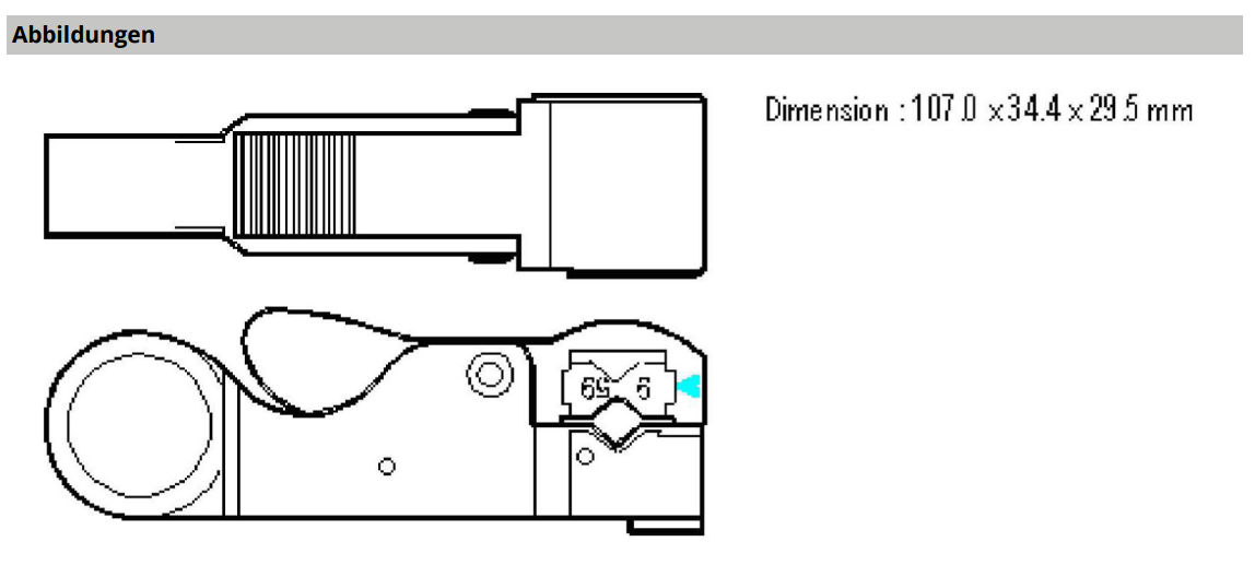 EPS Abisolierwerkzeug für RG58/59/62 Detailansicht Bild 2 | EPS