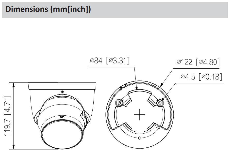 Dahua D-IPC-HDW5849HP-ASE-LED-0280B Dahua D-IPC-HDW5849HP-ASE-LED-0280B Detailansicht Bild 3 | EPS