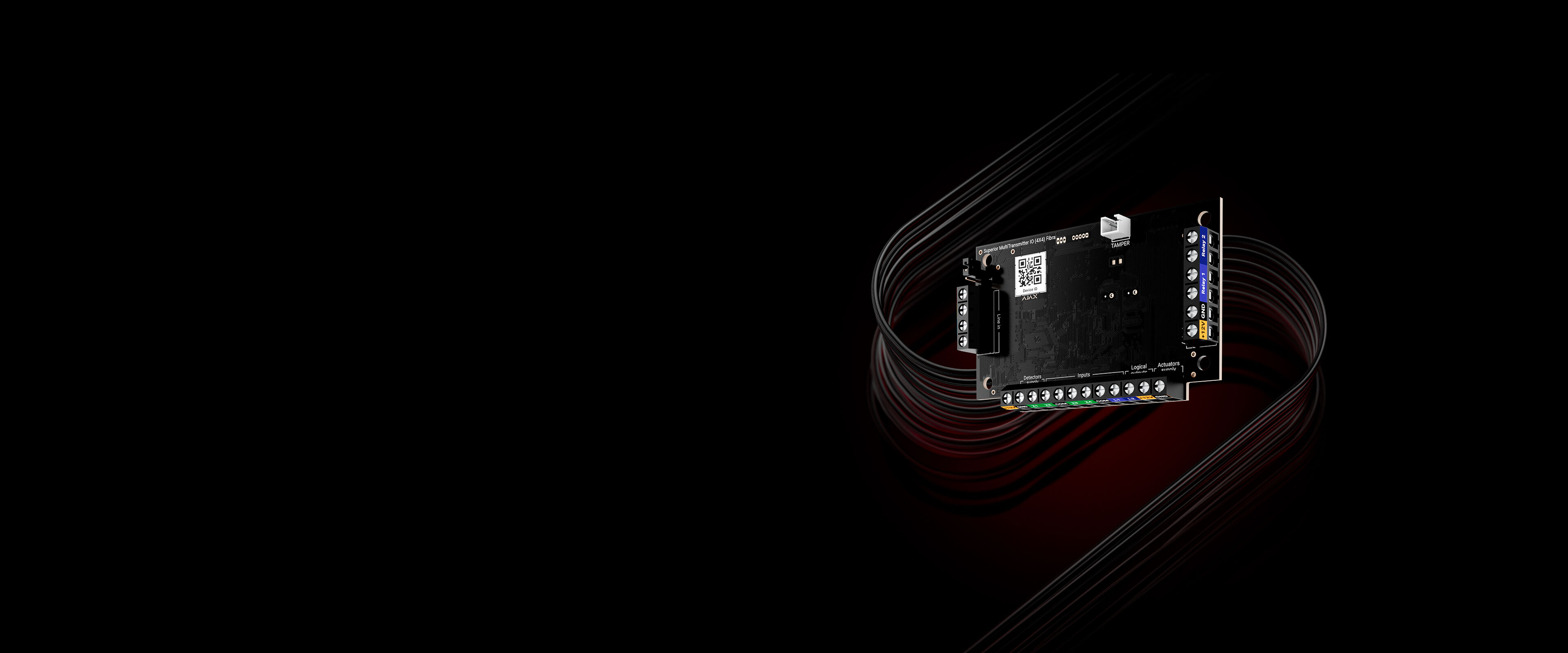 Ajax Superior MultiTransmitter IO (4x4) Fibra Ajax Superior MultiTransmitter IO (4x4) Fibra Detailansicht Bild 4 | EPS