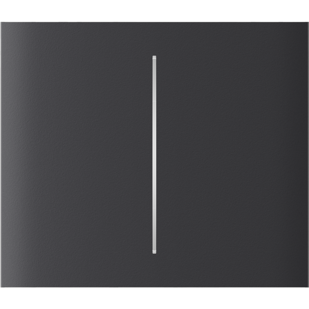 CenterButton (2-gang) vertical Graphit
