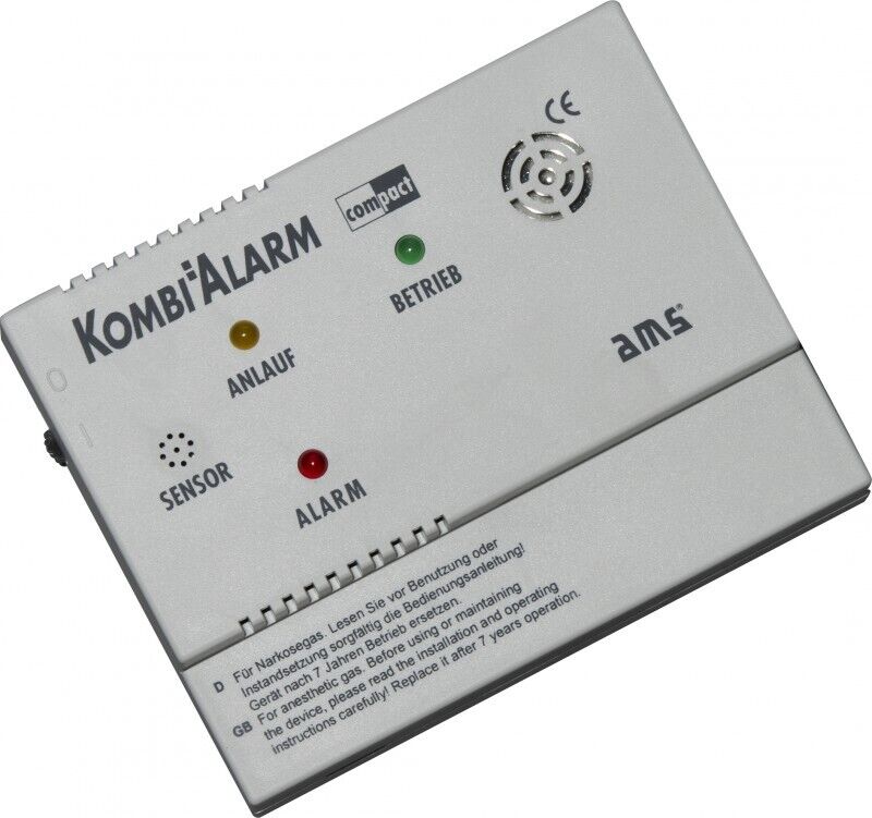 AMS KOMBIALARM compact Narkosegaswarngerät und Gasmelder. | EPS
