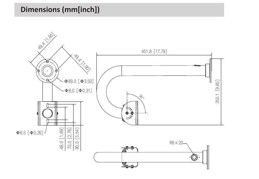 dahua-dh-pfb603c-deckenhalterung-masszeichnung.jpg D-PFB603