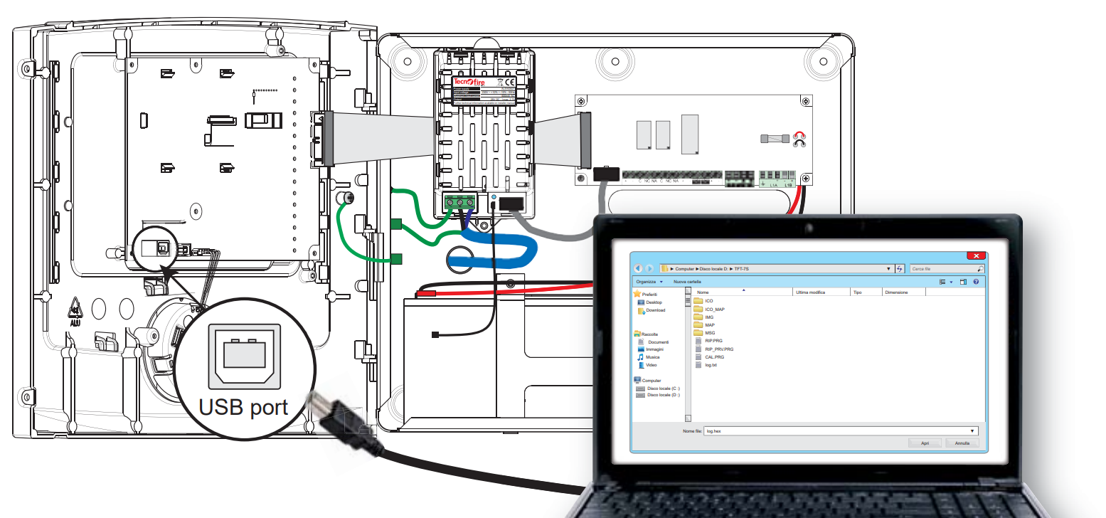 Tecnofire TF-A1-298-DE Tecnofire TF-A1-298-DE Detailansicht Bild 3 | EPS