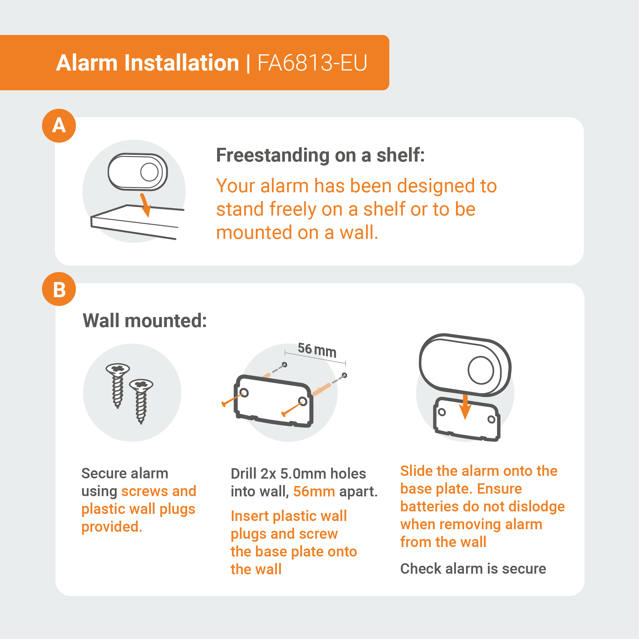 FA-6813-EUX10 Kohlenmonoxidwarnmelder