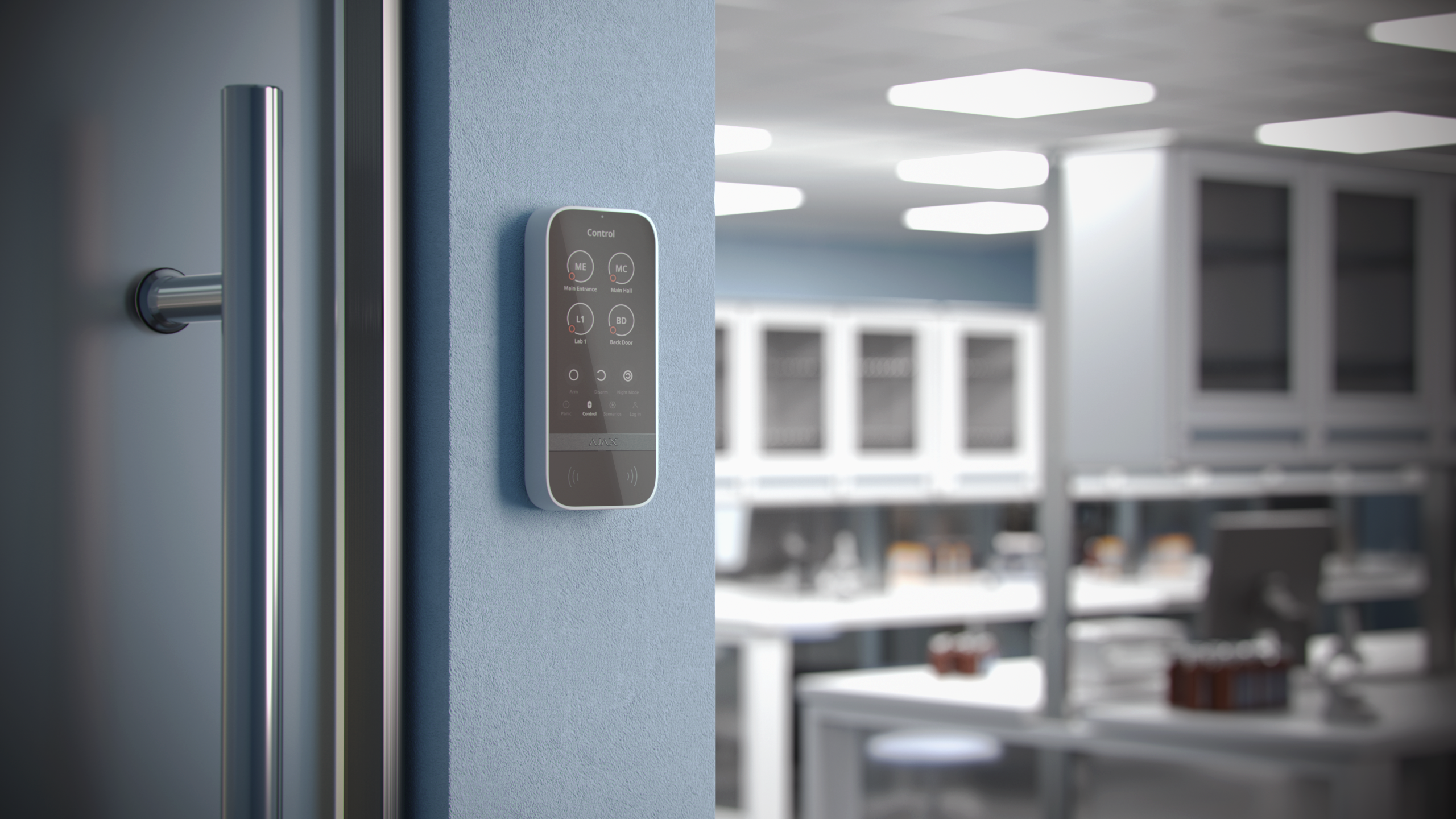 Superior KeyPad TouchScreen Fibra Weiß Superior KeyPad TouchScreen Fibra Weiß