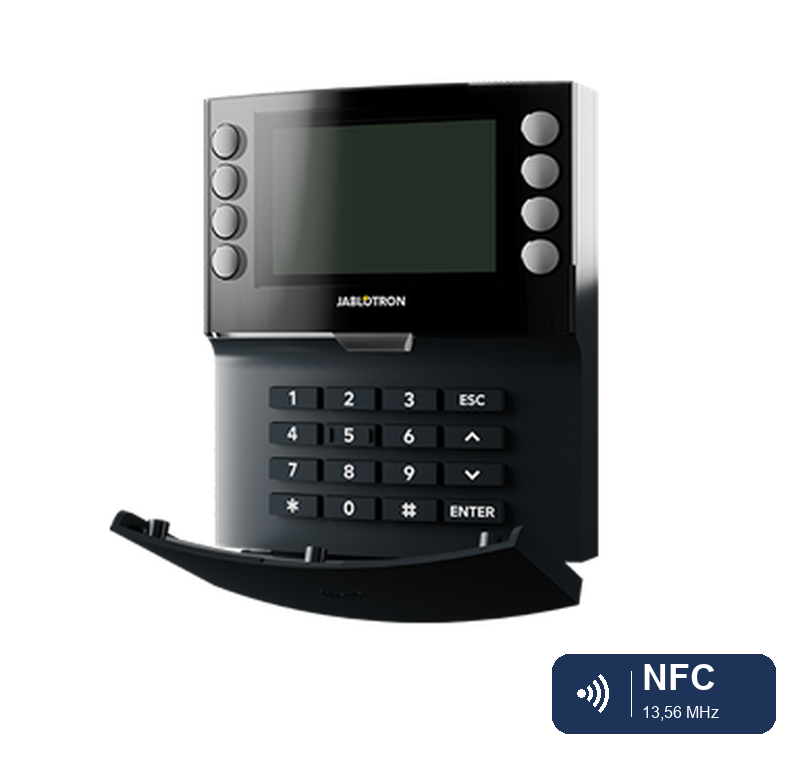 JA-155E-NFC-AN Funk-Tastatur mit Display und NFC - anthrazit
