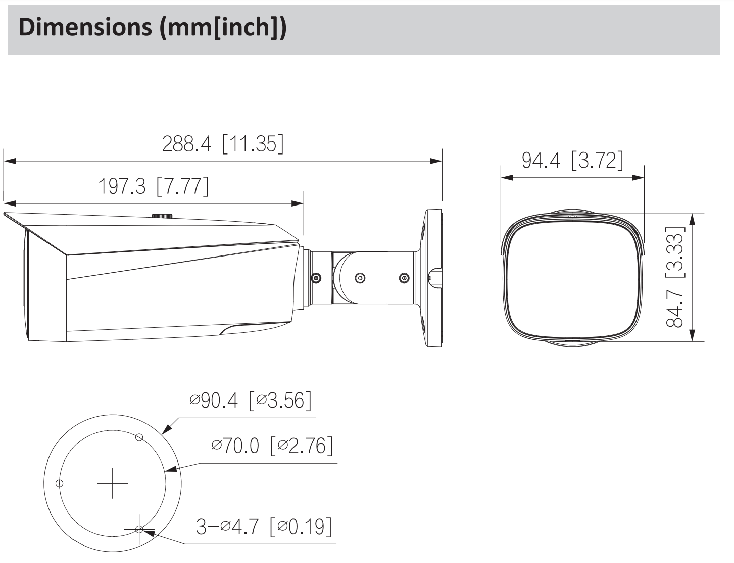 Dahua D-IPC-HFW5849T1P-ASE-LED-0360B-S2 Dahua D-IPC-HFW5849T1P-ASE-LED-0360B-S2 | EPS