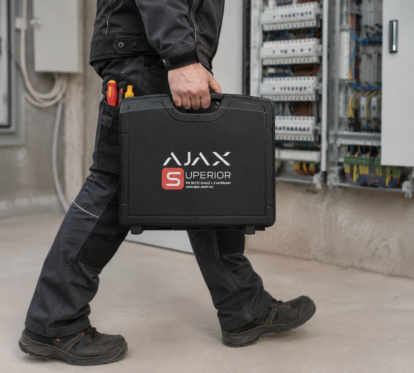 EPS-Demokoffer Ajax "Einbruchschutz Superior"