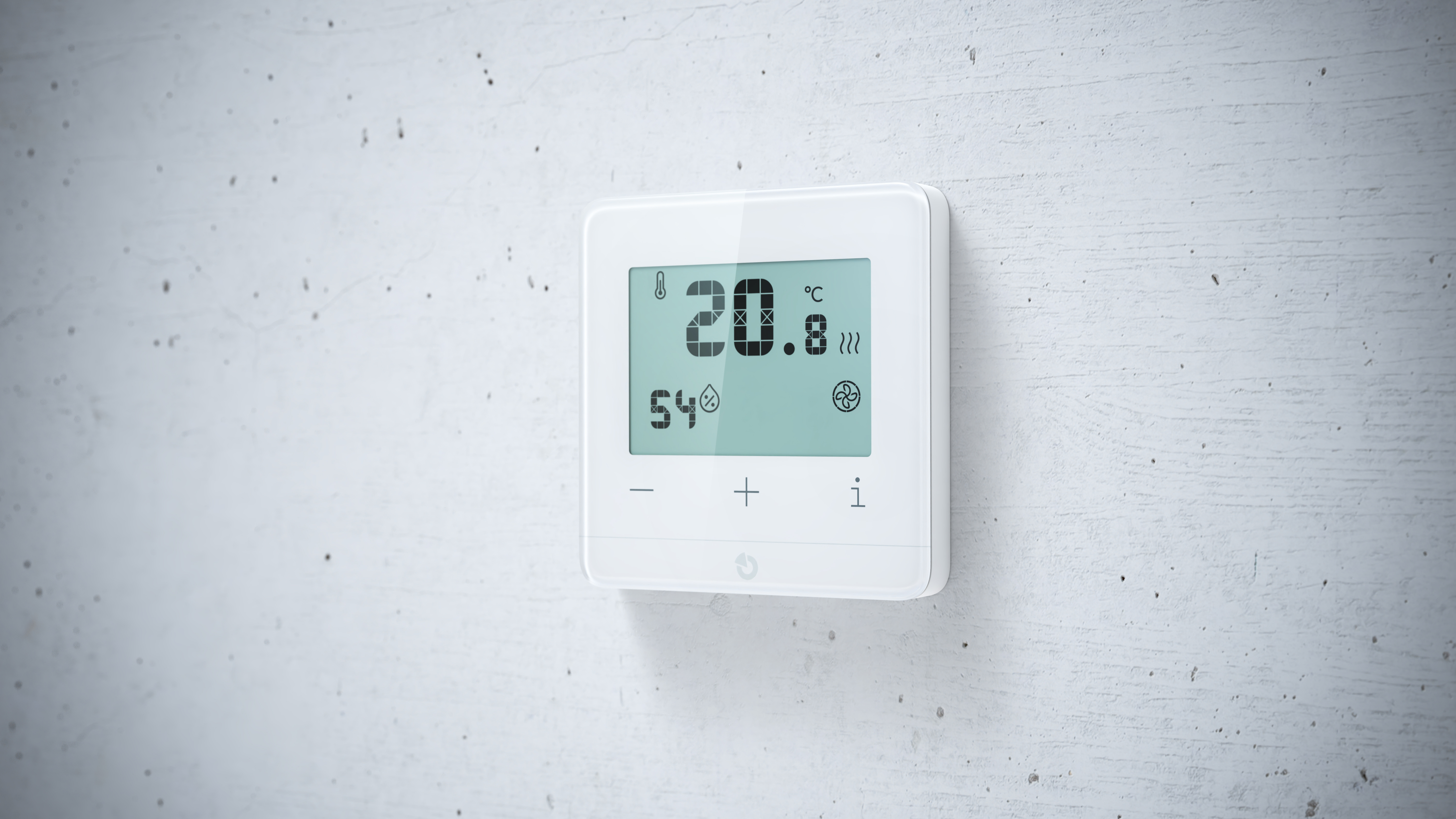 JB-111TP Bus-Raumthermostat Weiß