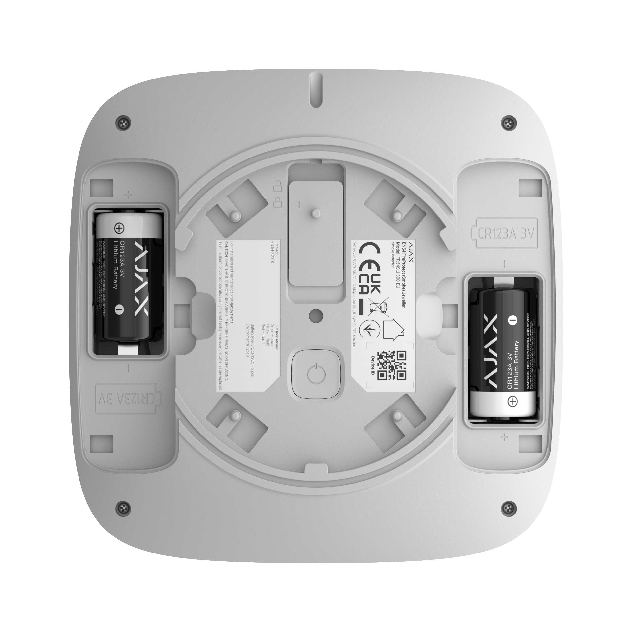 Ajax-Fire EN54 FireProtect (Smoke) weiß Detailansicht Bild 13 | EPS