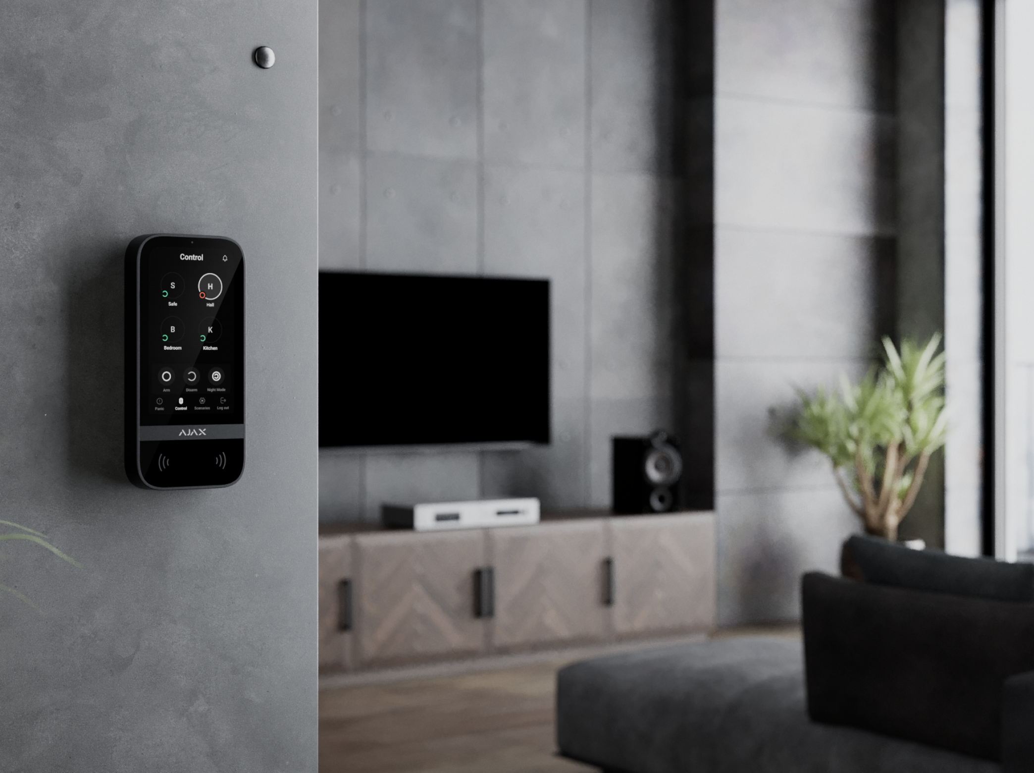 Superior KeyPad TouchScreen G3 Jeweller Schwarz