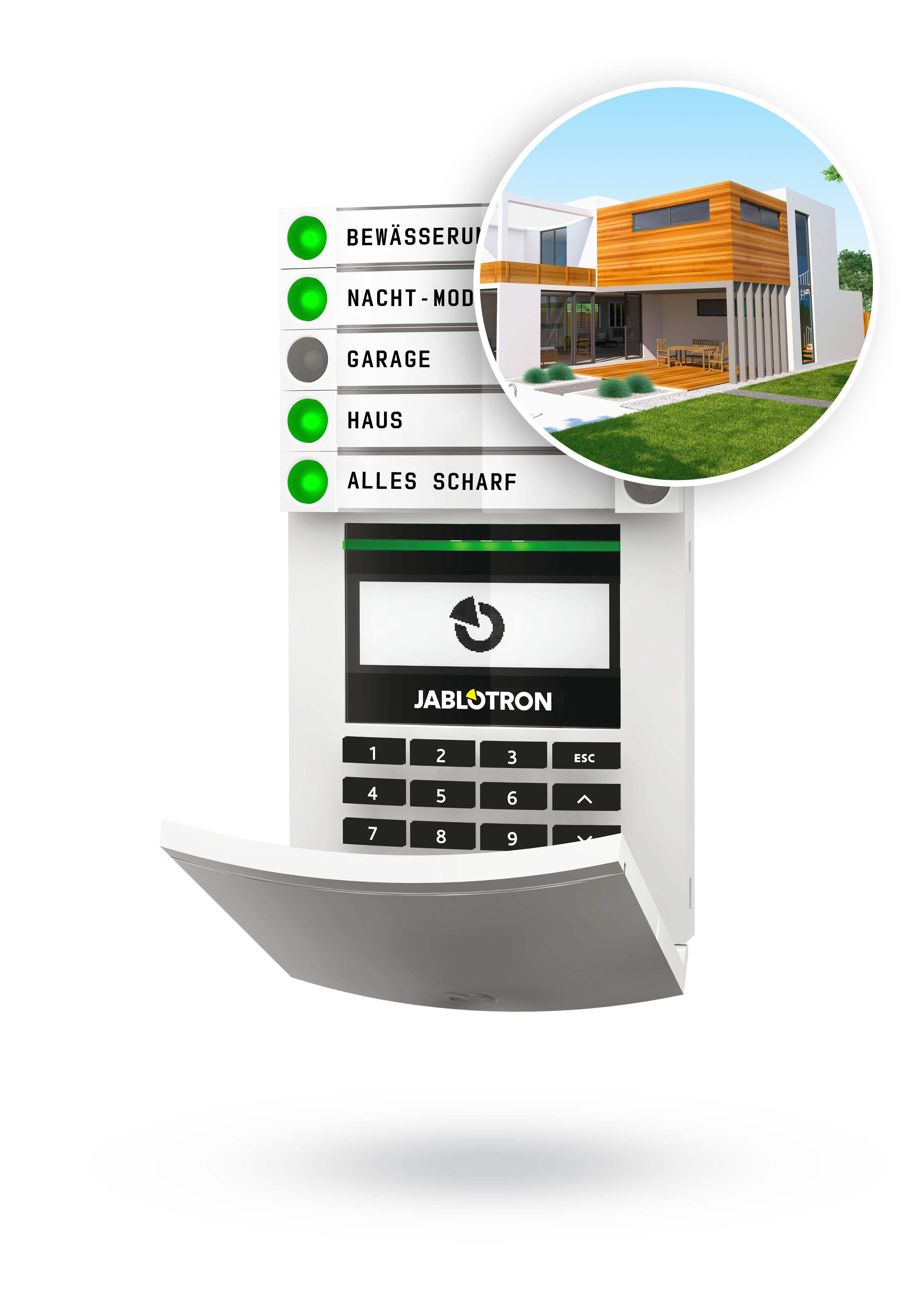 Jablotron JA-103K Zentrale vom Gefahrenmeldesystem inklusive LAN-Übertragungsgerät | EPS