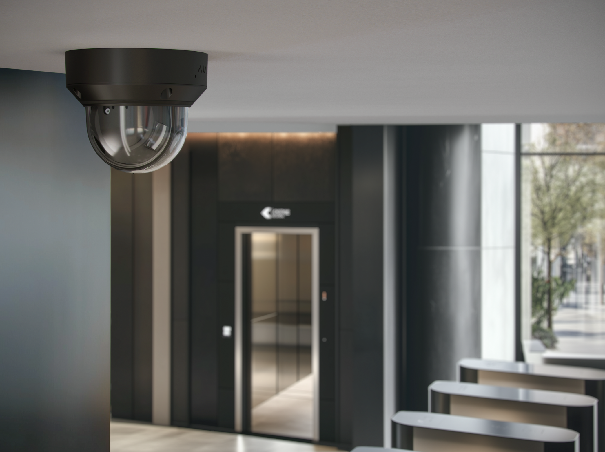 Ajax DomeCam HLVF (5 Mp) Schwarz | EPS