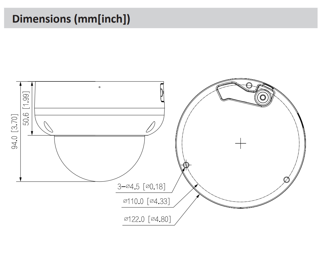 Dahua D-IPC-HDBW5442RP-ASE-0280B-S3 Dahua D-IPC-HDBW5442RP-ASE-0280B-S3 Detailansicht Bild 4 | EPS