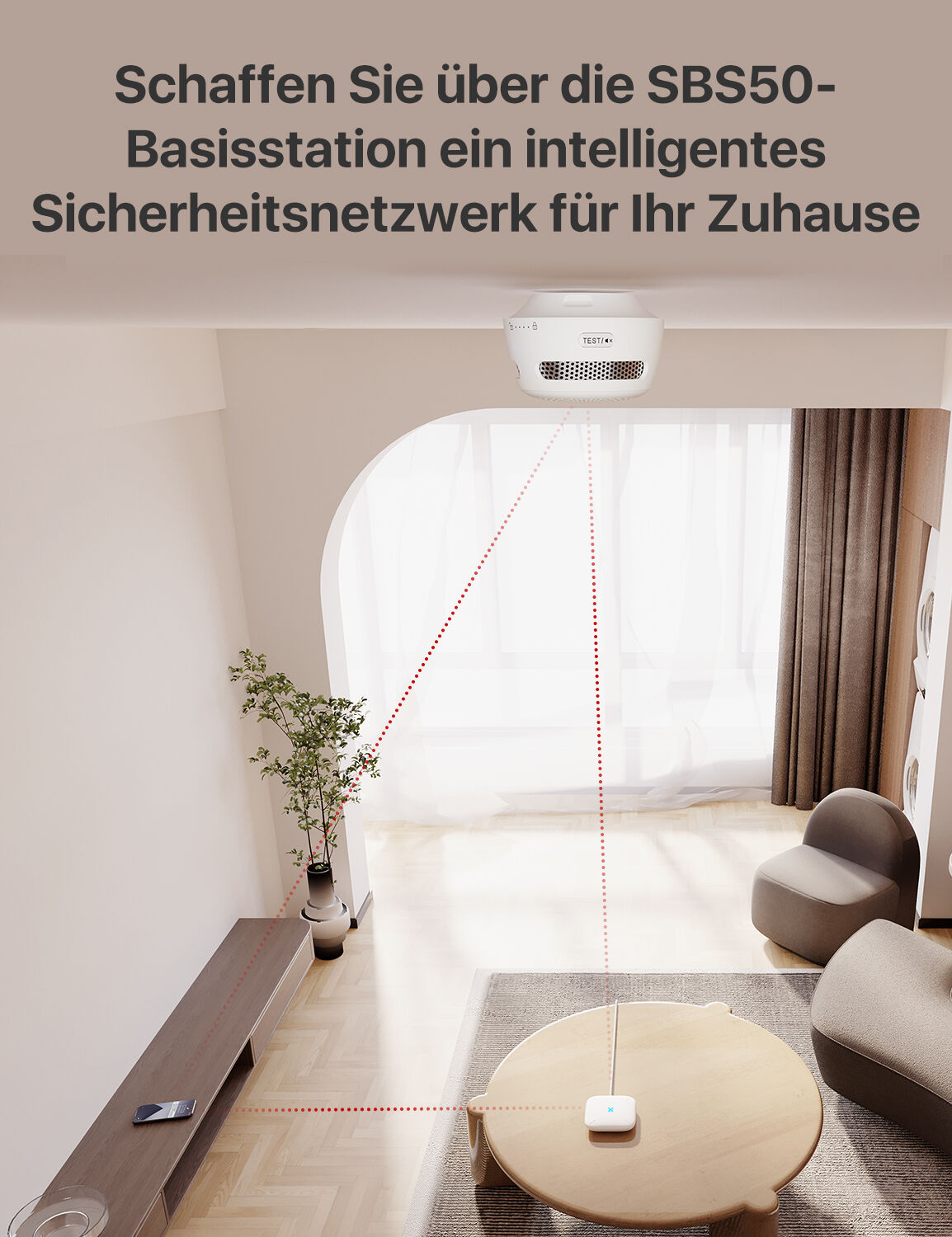 X-Sense SBS50 Smart Home Gateway, WLAN & Funk