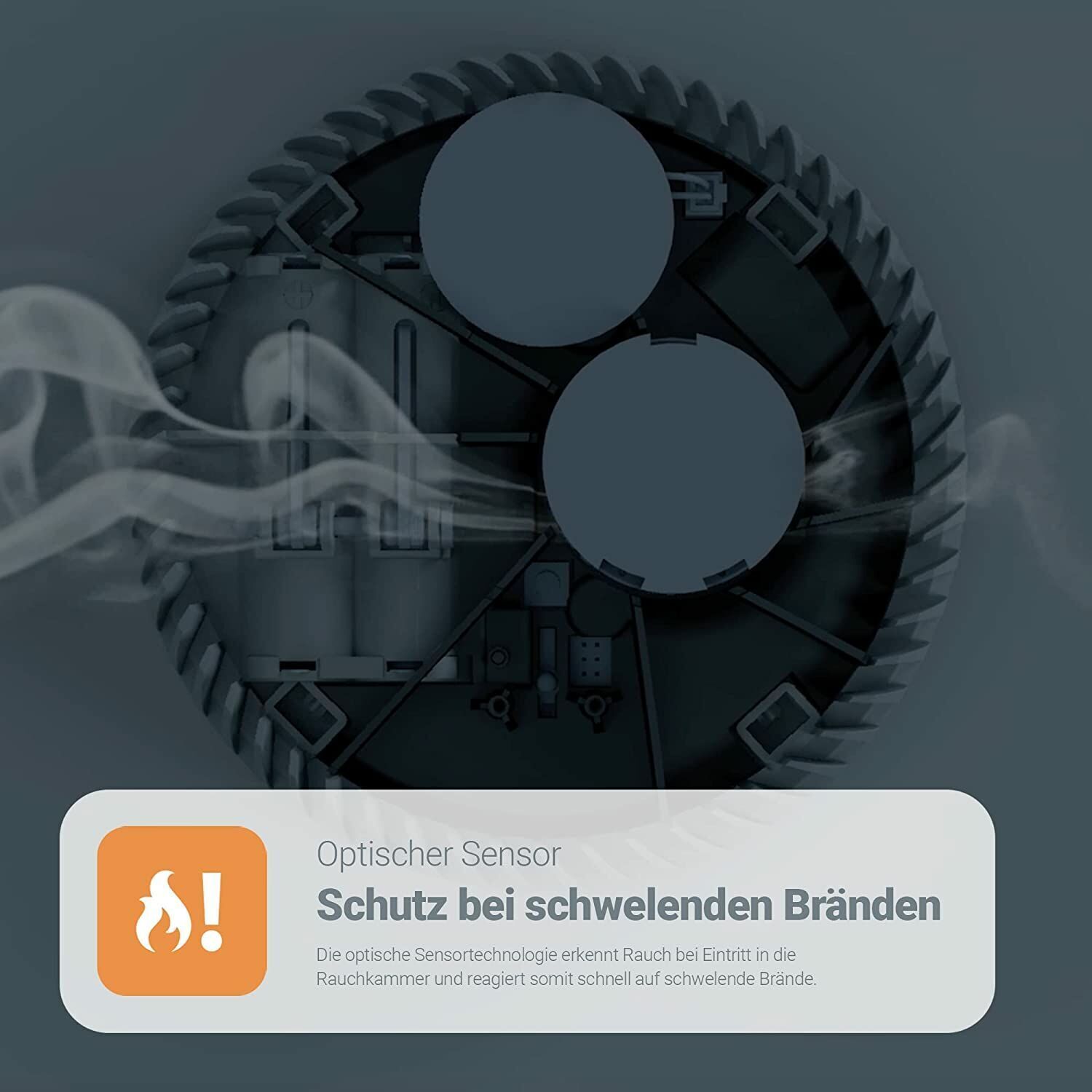 FireAngel FA-6115-INT Optischer Rauchwarnmelder Detailansicht Bild 16 | EPS