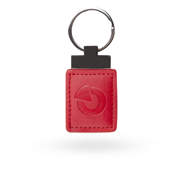 Jablotron JA-194J-RE RFID Lederanhänger - rot Jablotron JA-194J-RE RFID Lederanhänger - rot | EPS