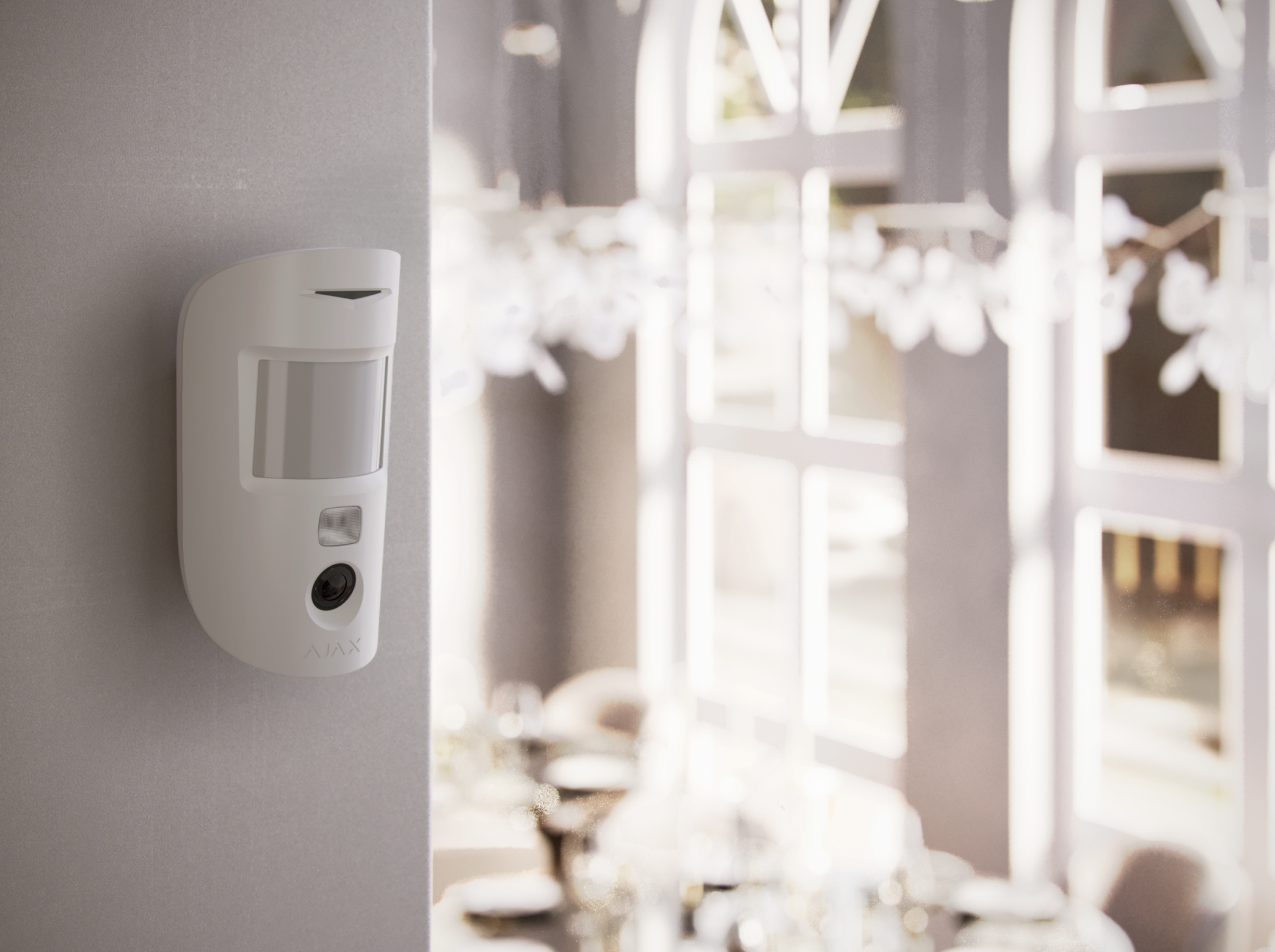 Ajax Superior MotionCam HD (PhOD) Jeweller Weiß Detailansicht Bild 2 | EPS