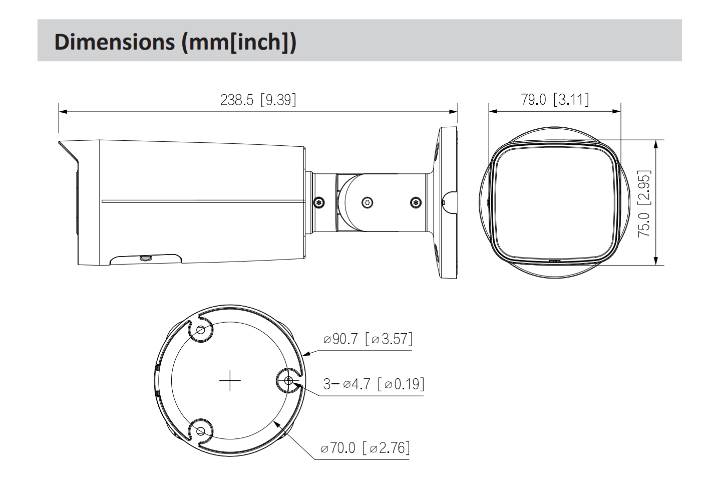 Dahua D-IPC-HFW3849TP-ZS-IL-27135-B Detailansicht Bild 3 | EPS