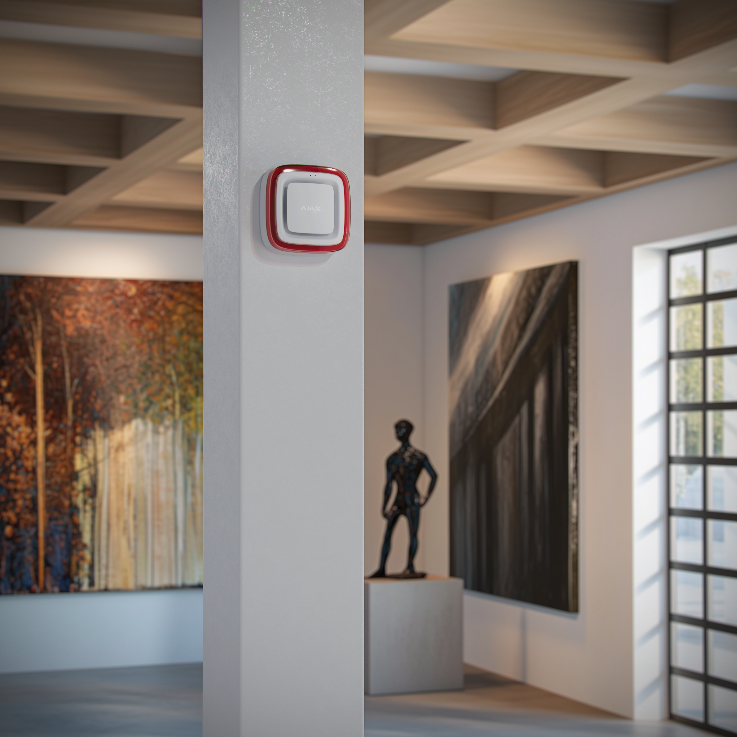 Ajax-Fire EN54 FireProtect (Sounder/VAD) weiß Detailansicht Bild 4 | EPS