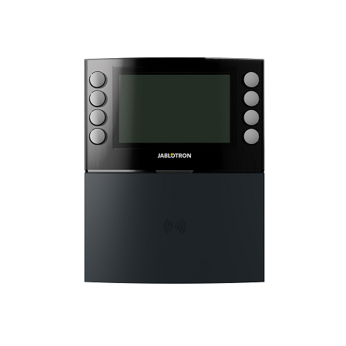 Jablotron JA-155E-AN Kabellose Viersegmenttastatur mit Display und RFID-Leser - anthrazit Detailansicht Bild 2 | EPS