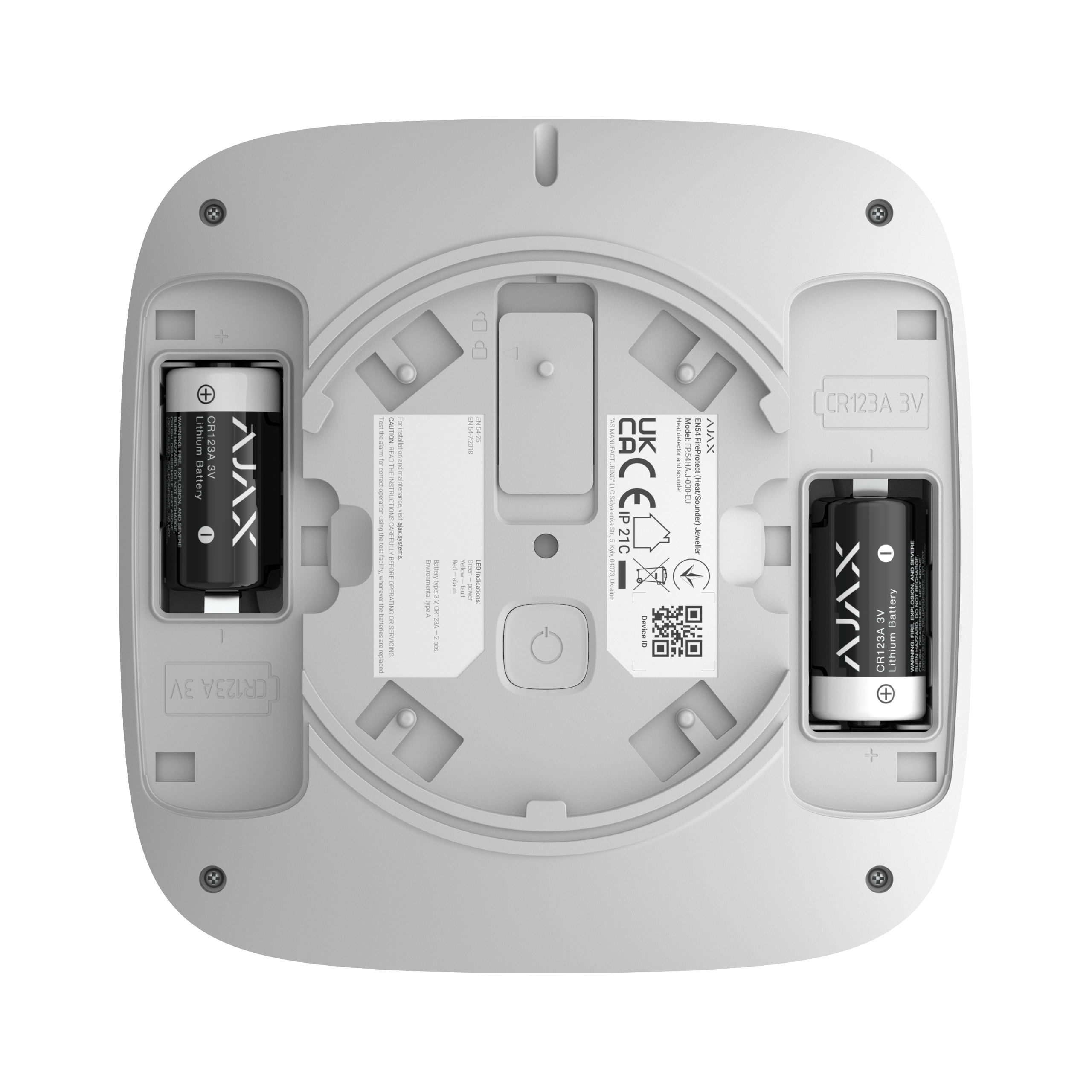 EN54 FireProtect (Heat/Sounder) weiß