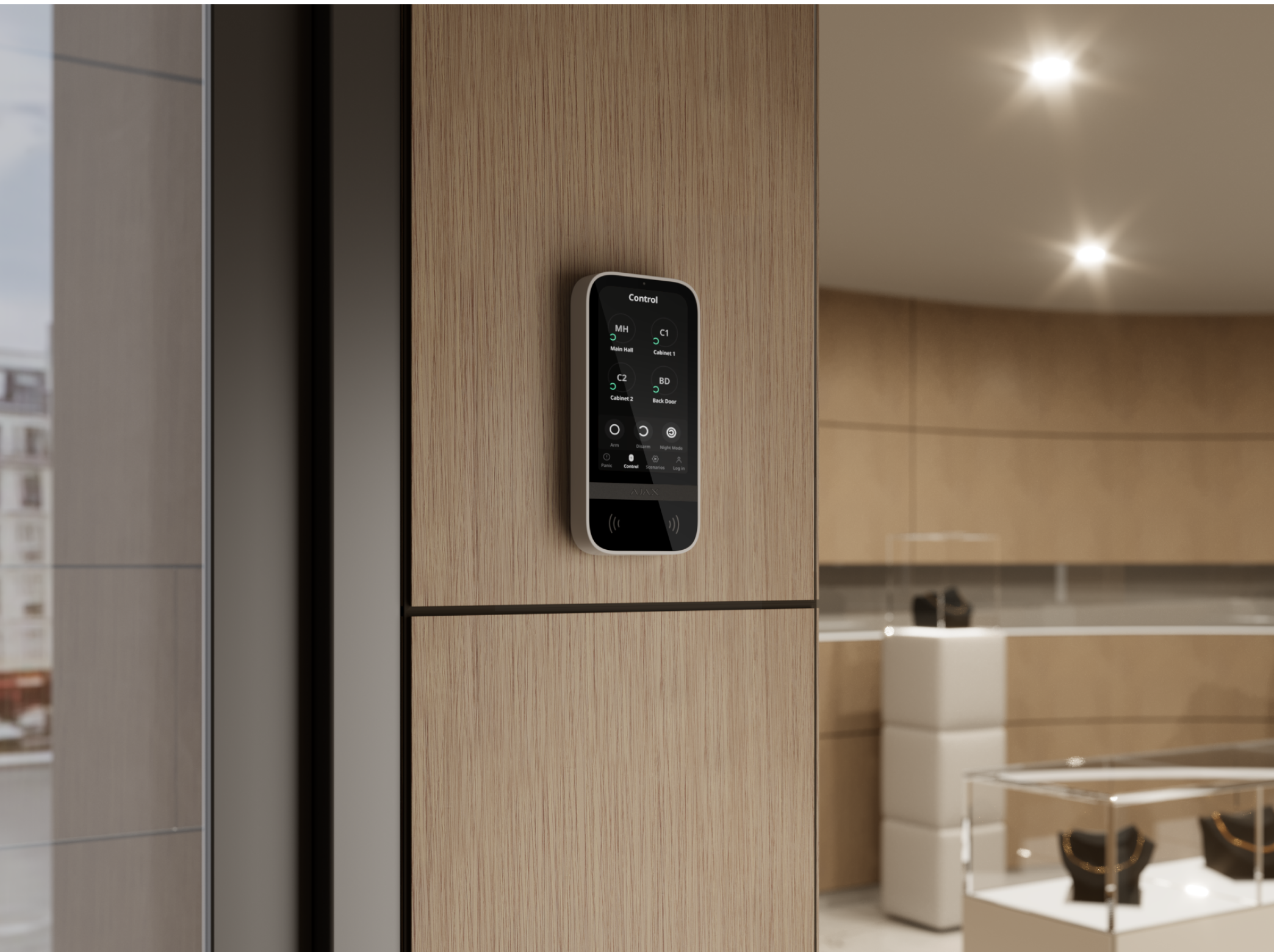 Superior KeyPad TouchScreen G3 Jeweller Weiß Superior KeyPad TouchScreen G3 Jeweller Weiß