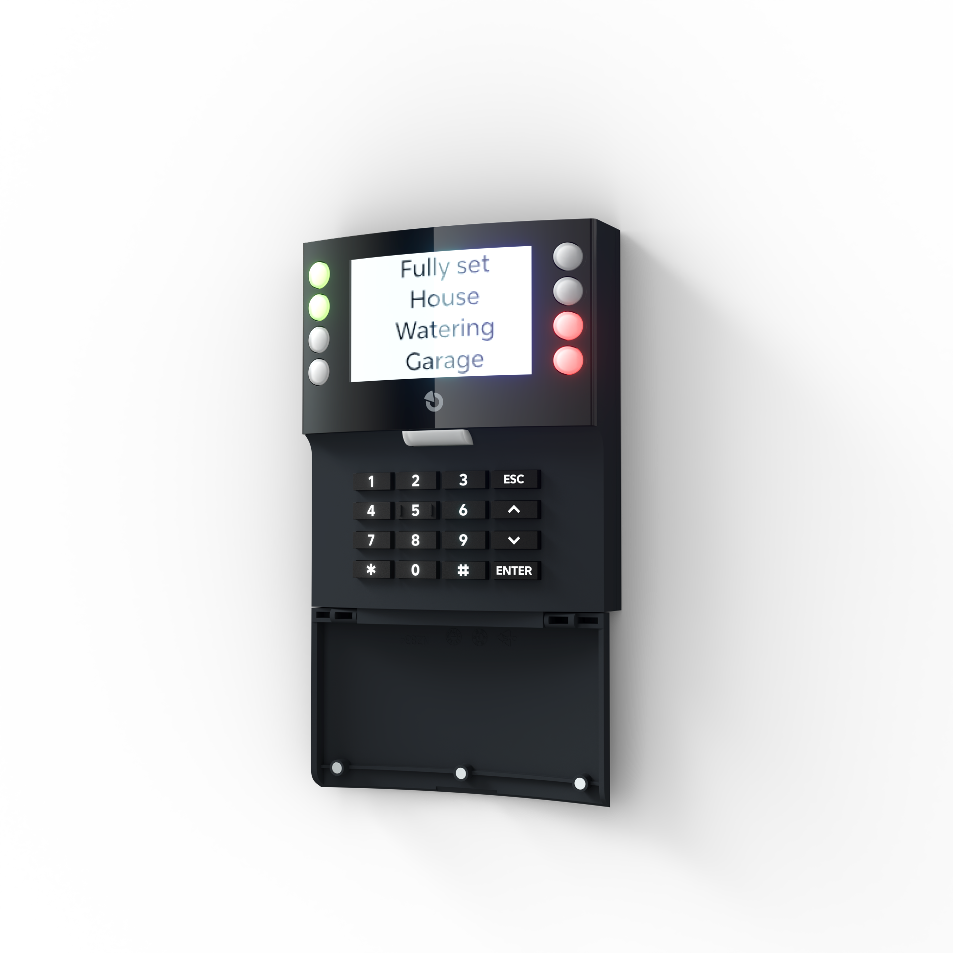 JA-155E-NFC-AN Funk-Tastatur mit Display und NFC - anthrazit