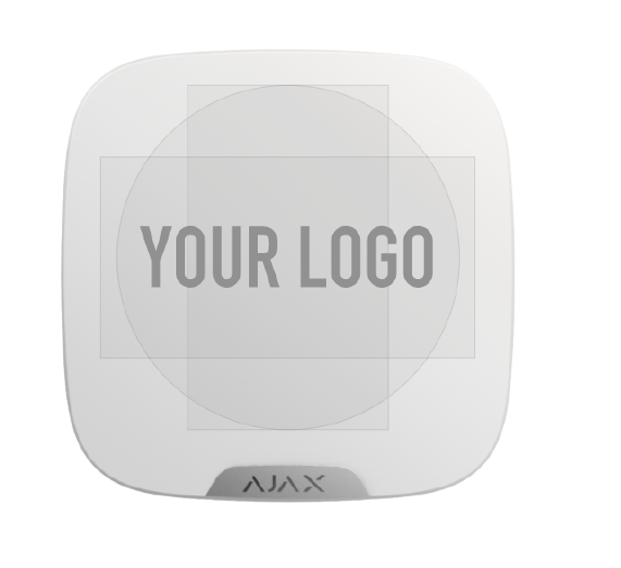 AX-20380.63.W.png Brandplate for StreetSiren DoubleDeck Weiß - mit eigenem Logo