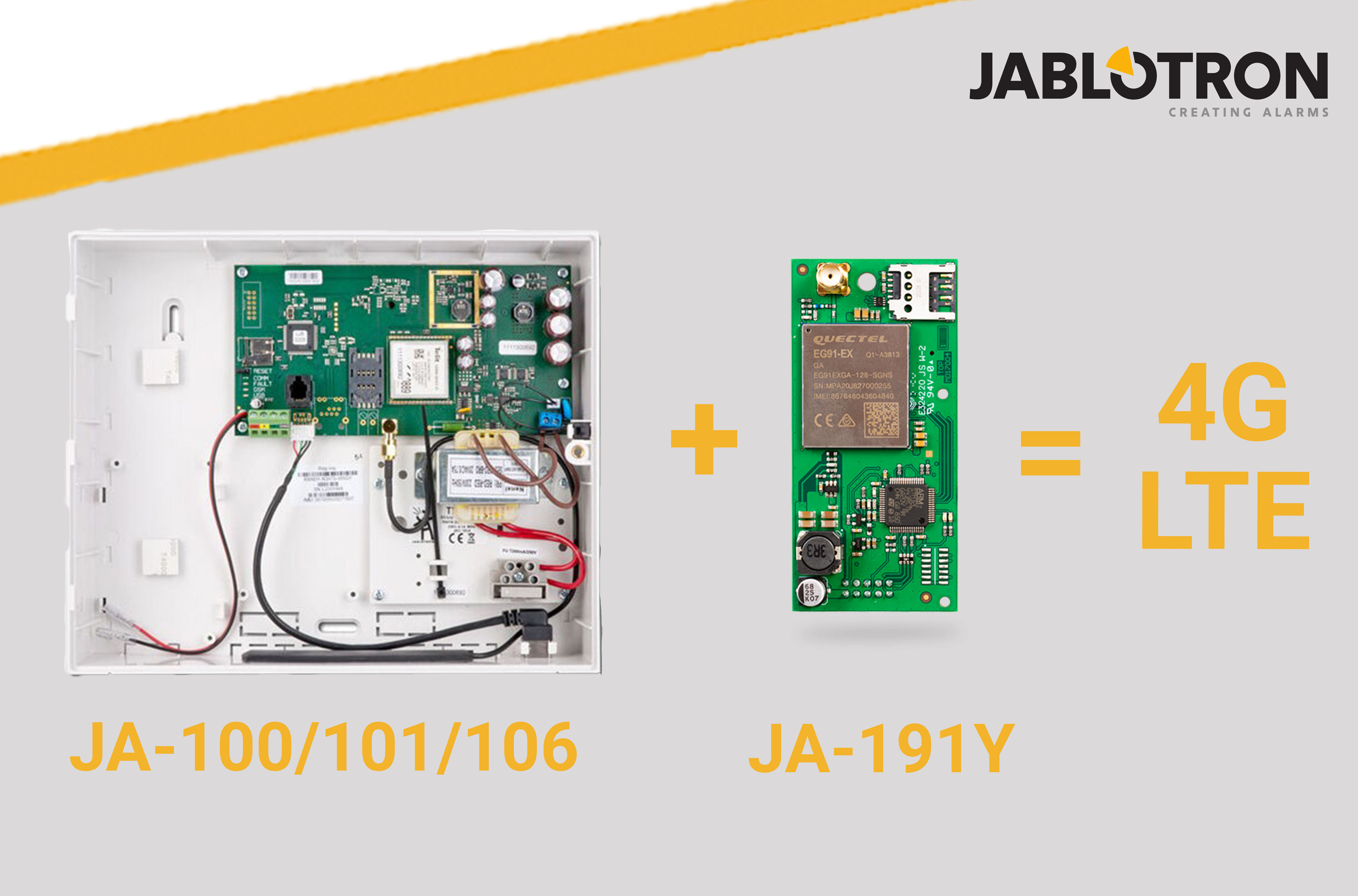 Jablotron JA-191Y LTE-Kommunikationsmodul | EPS