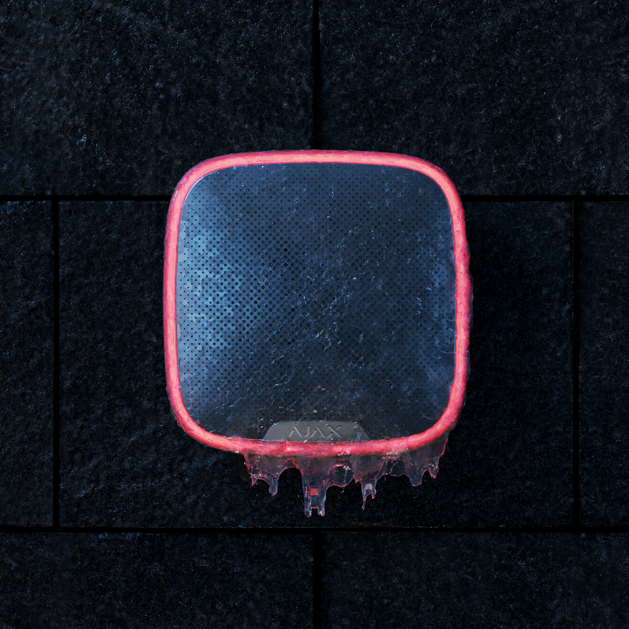 Ajax Superior StreetSiren Fibra Schwarz Detailansicht Bild 4 | EPS