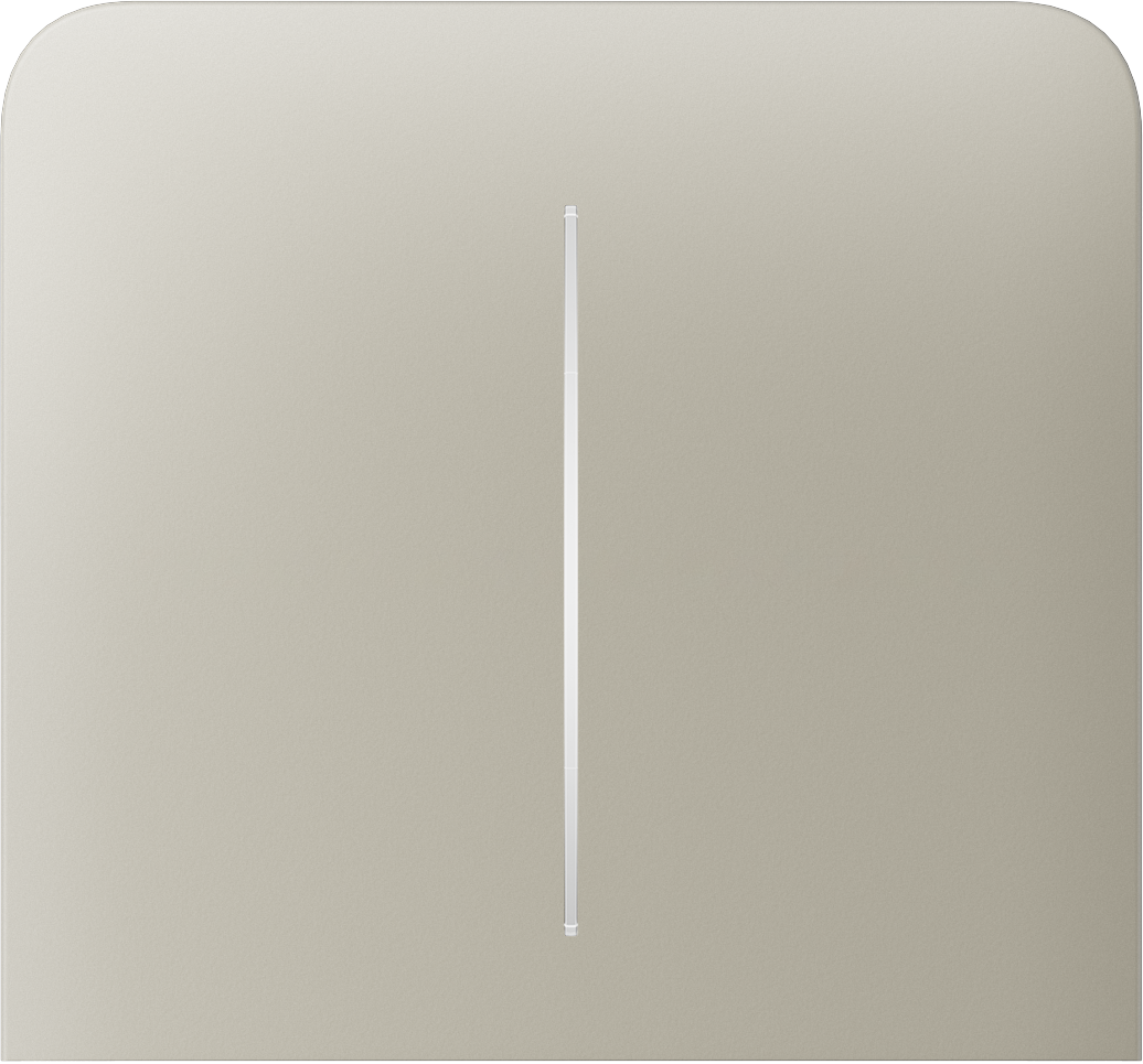 Render – Ajax SideButton (2-gang) vertical – ivory – top.png SideButton (2-gang) vertical Elfenbein