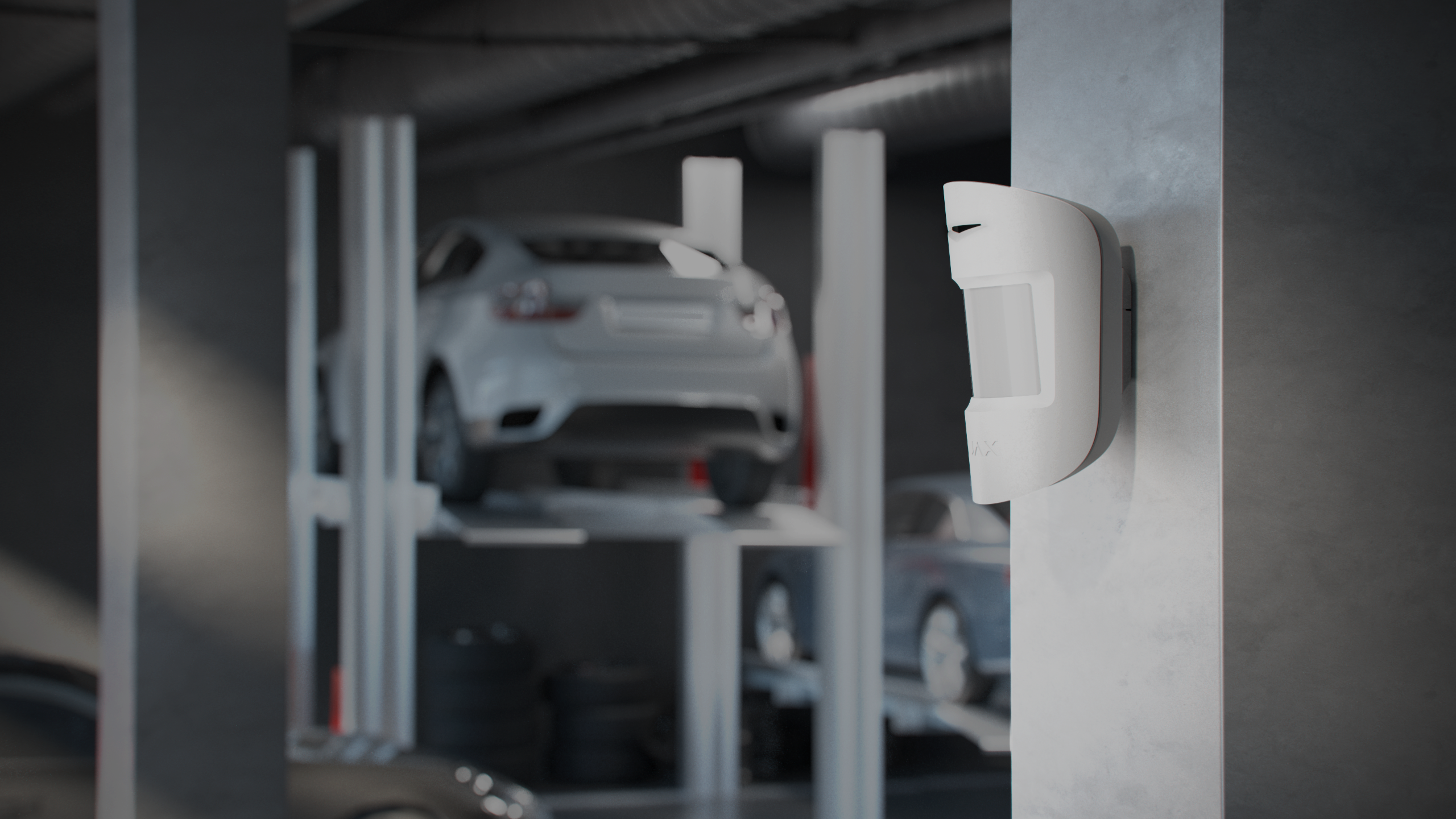 Ajax Superior MotionProtect Plus Jeweller Weiß Detailansicht Bild 6 | EPS