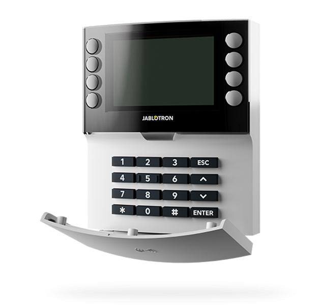 JA-155E Kabellose Viersegment-Tastatur mit Display und RFID-Leser JA-155E Kabellose Viersegment-Tastatur mit Display und RFID-Leser