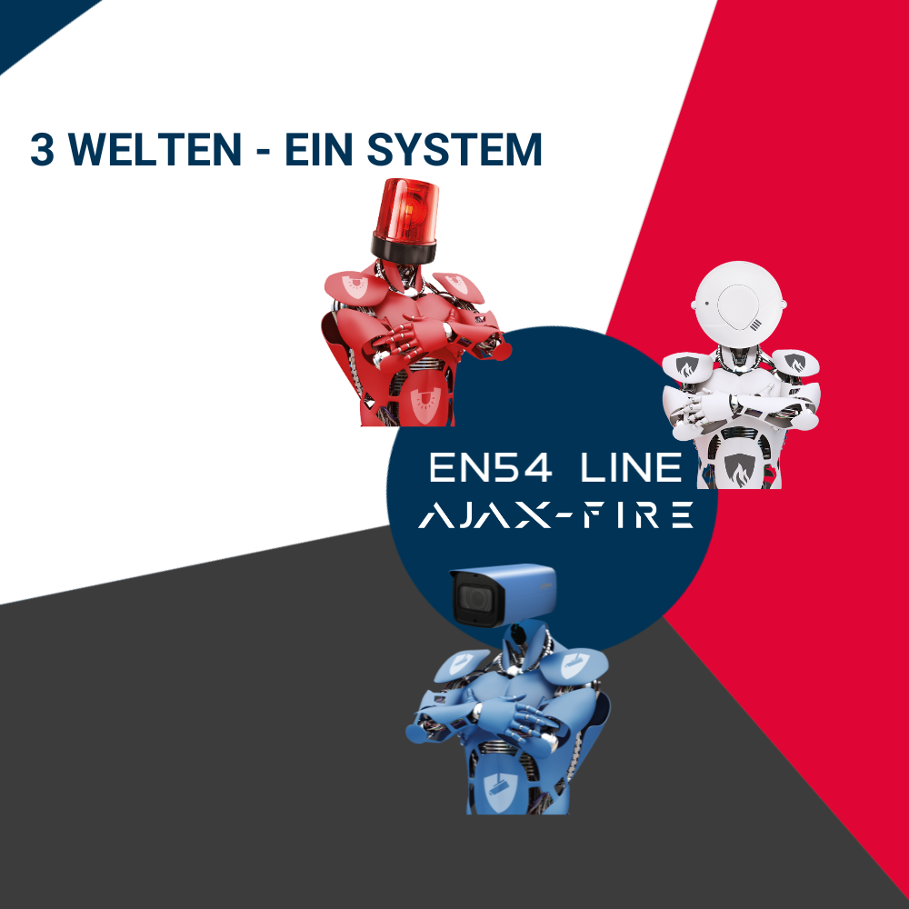 Alarm, Brand, Video = Vereint in einem System | AJAX EN54 Ajax Alarm, Brand, Video = Vereint in einem System | AJAX EN54 | EPS Vertrieb