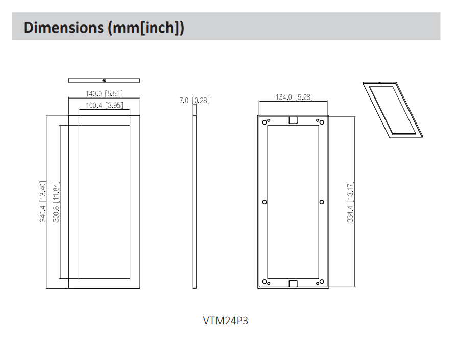 Dahua D-VTM24P3 Dahua D-VTM24P3 | EPS