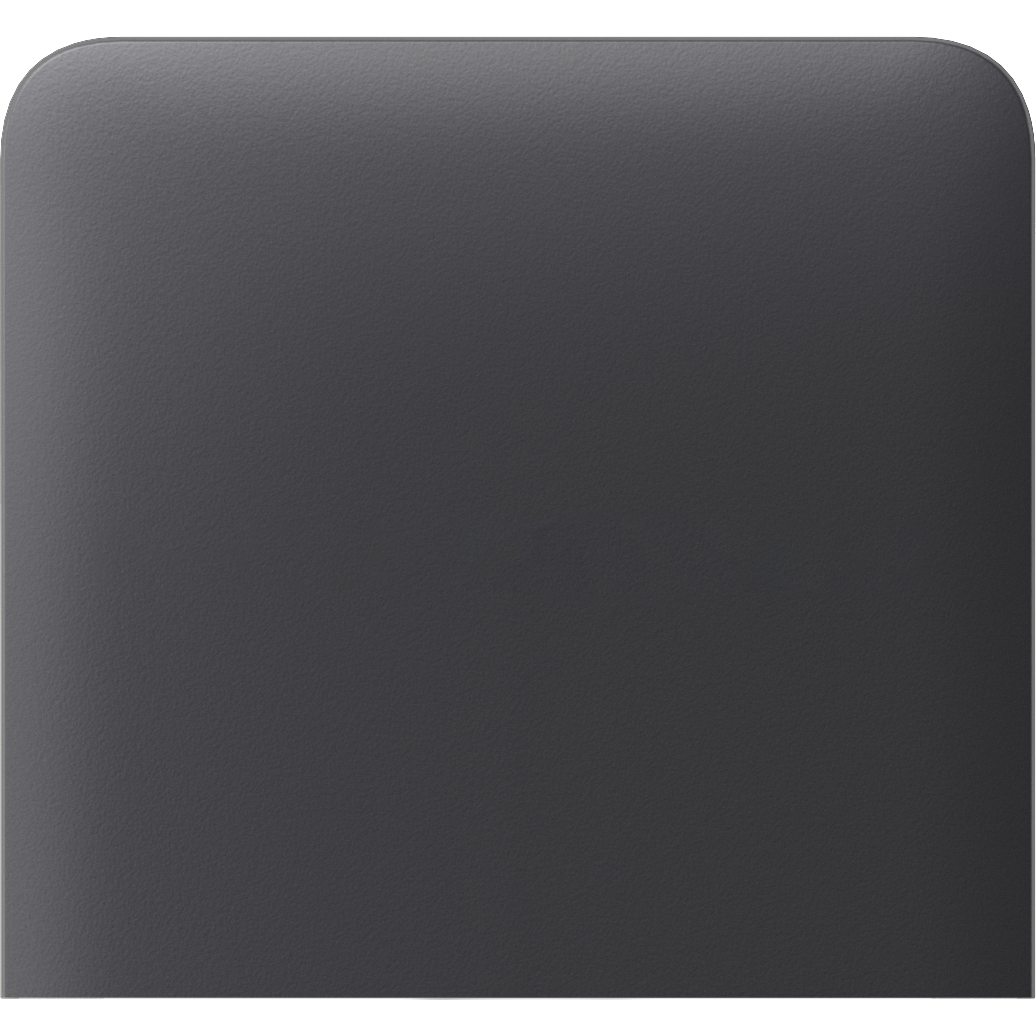 SideButton (1-gang) vertical Graphit