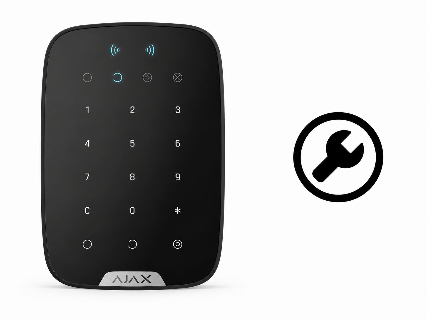 RepairKit Ajax Keypad Plus schwarz RepairKit Ajax Keypad Plus schwarz