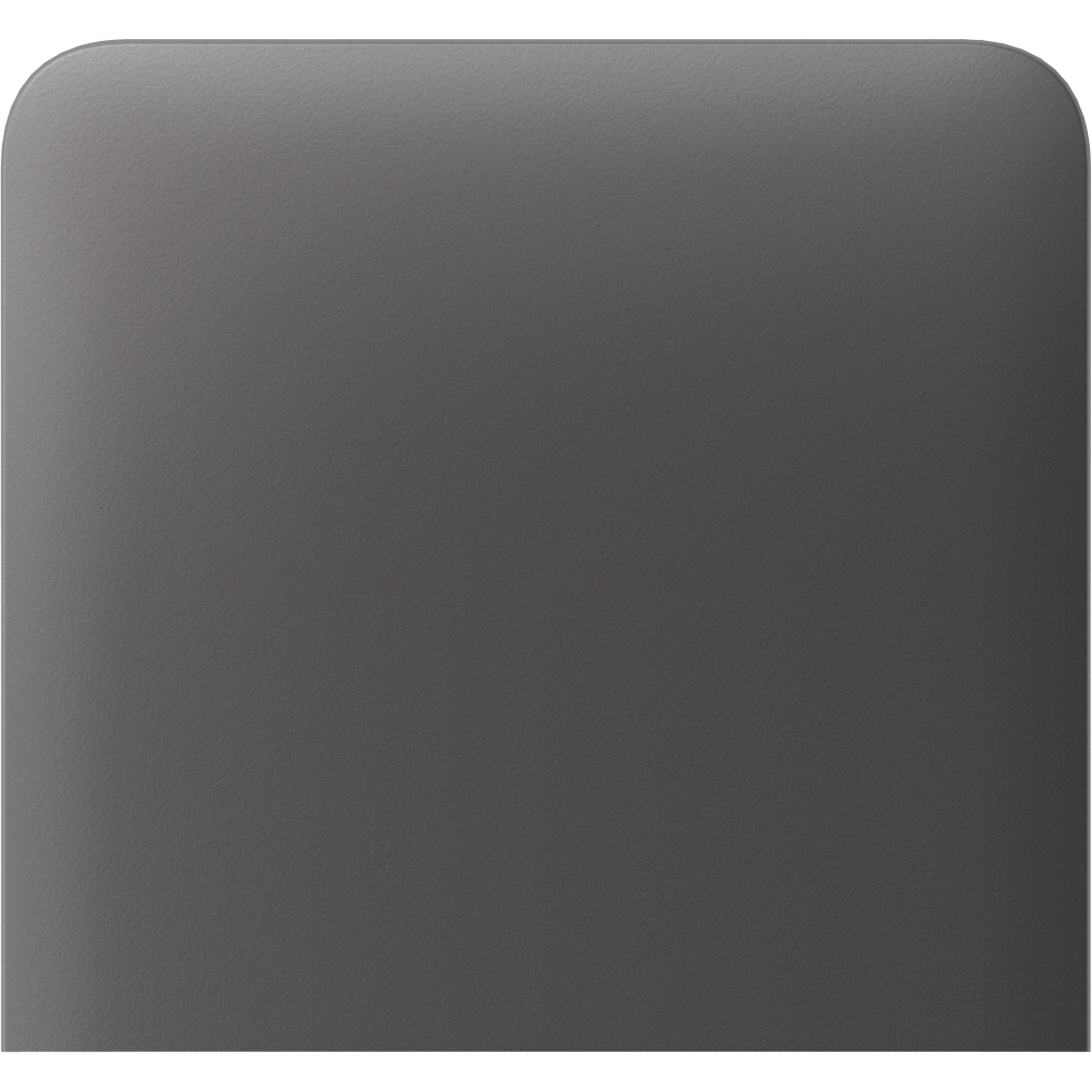 SideButton (1-gang) vertical Grau