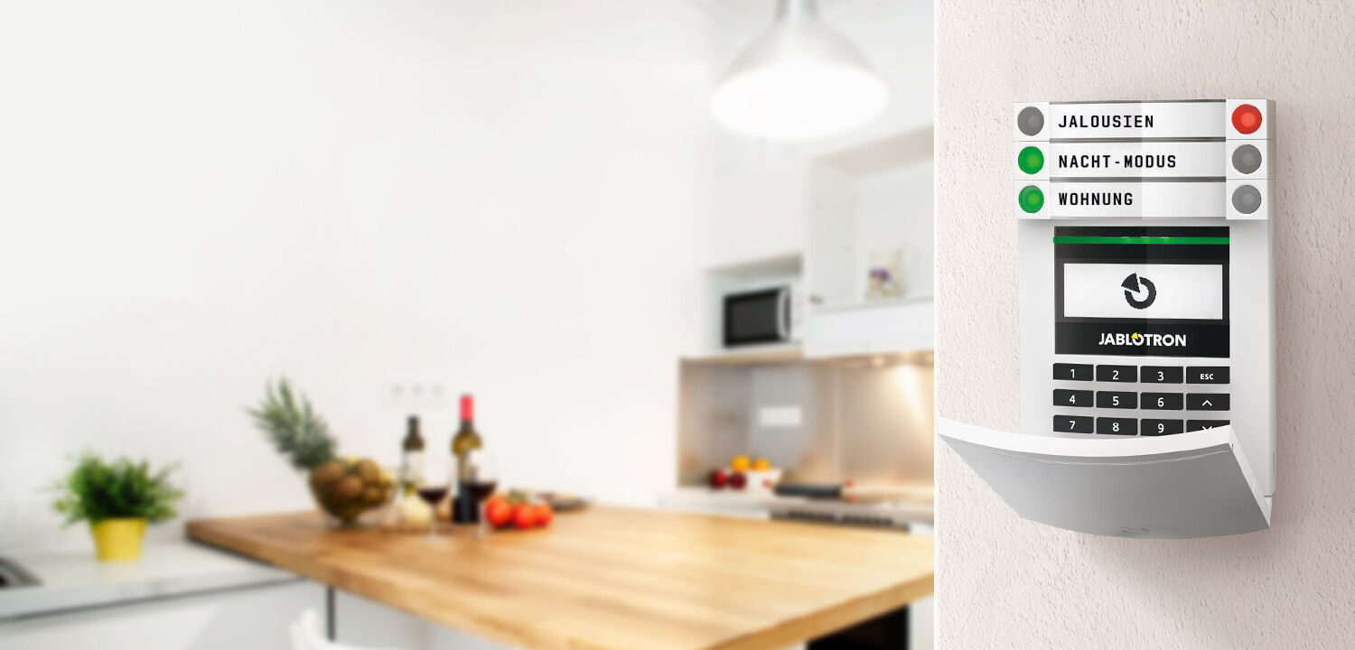 Jablotron JA-103KR Zentrale mit LAN- und Funkmodul Detailansicht Bild 2 | EPS