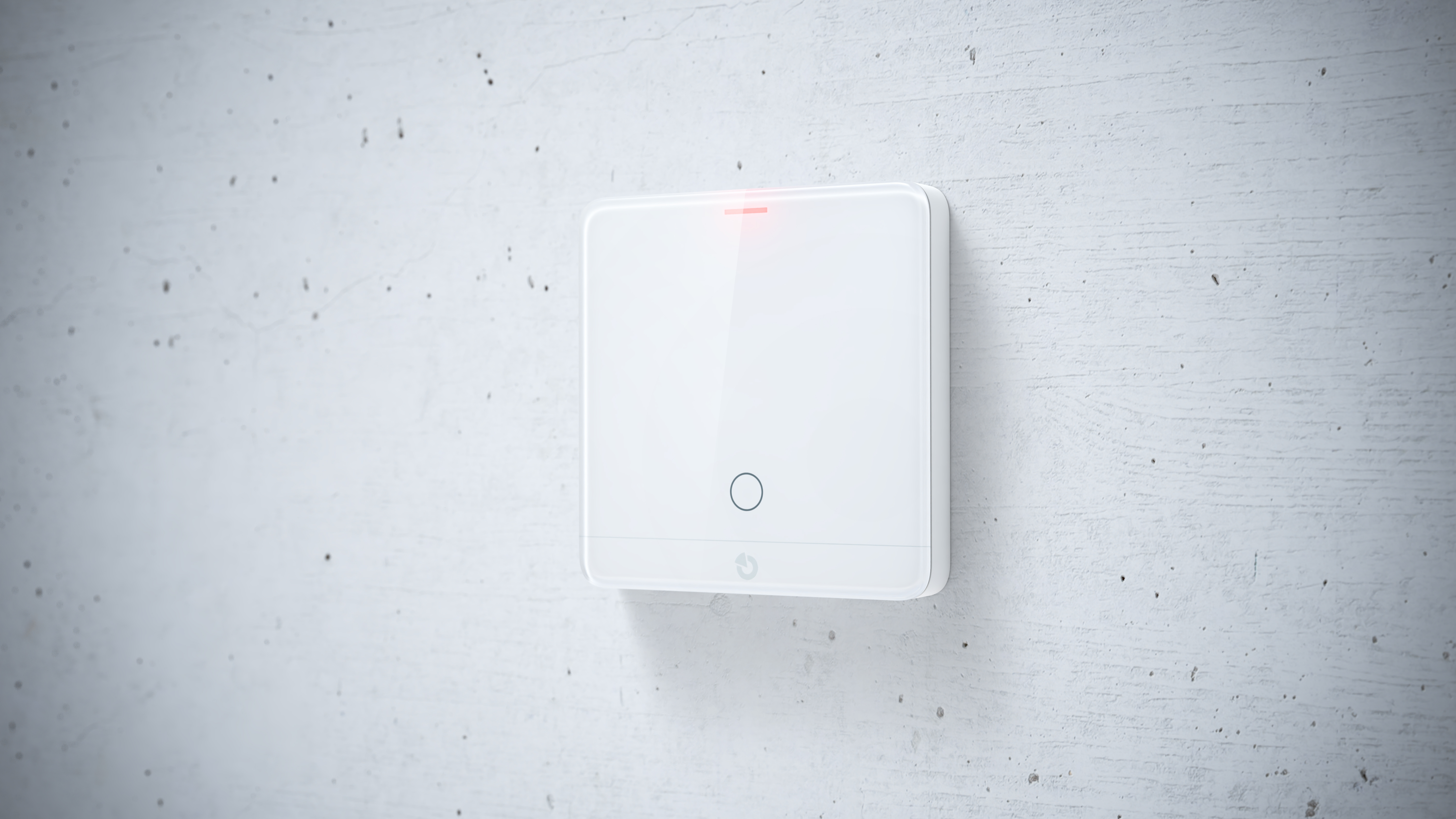 JB-111TH Temp.- & Feuchtigkeitssensor mit Thermostat (weiß)