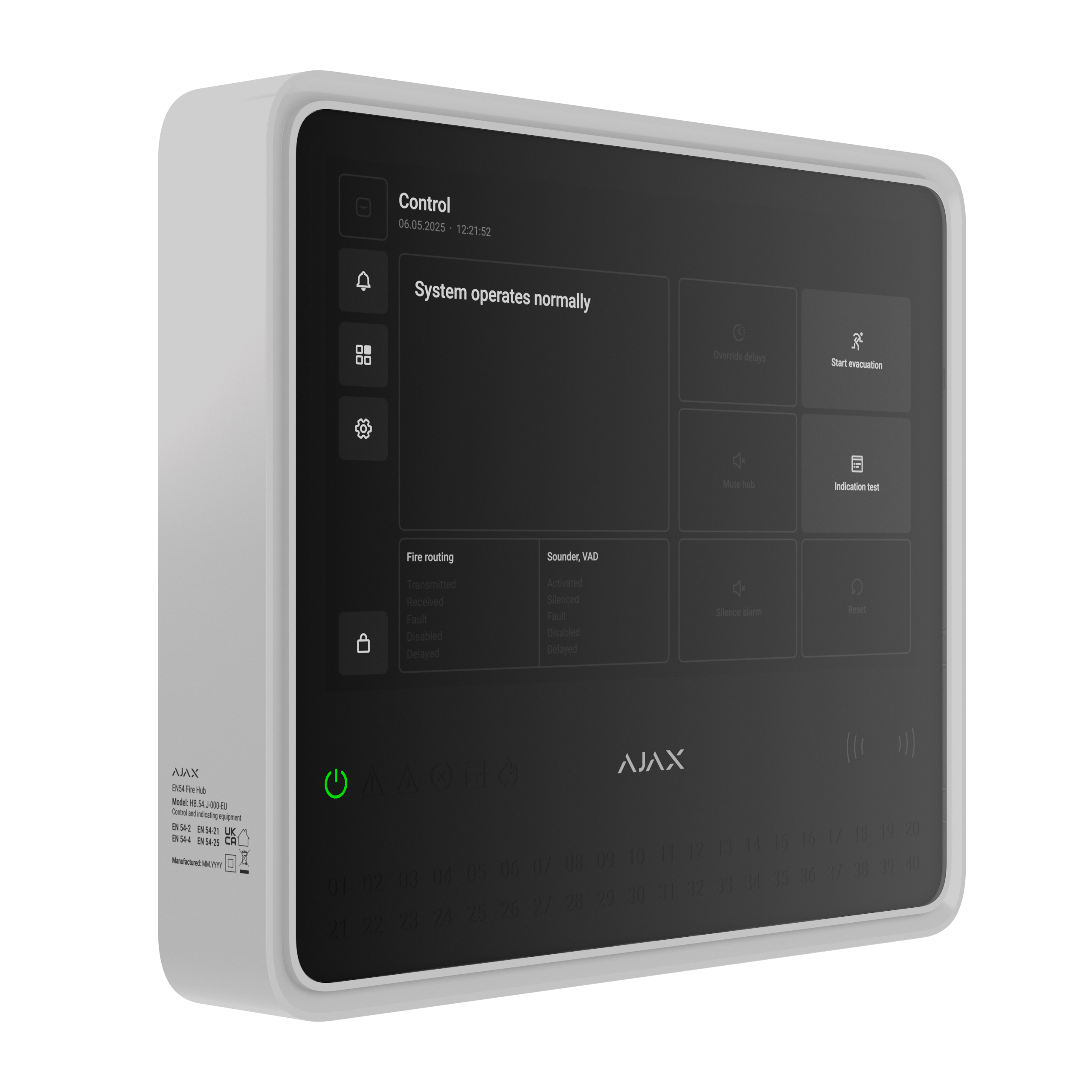 EN54 Fire Hub Jeweller weiß EN54 Fire Hub Jeweller weiß