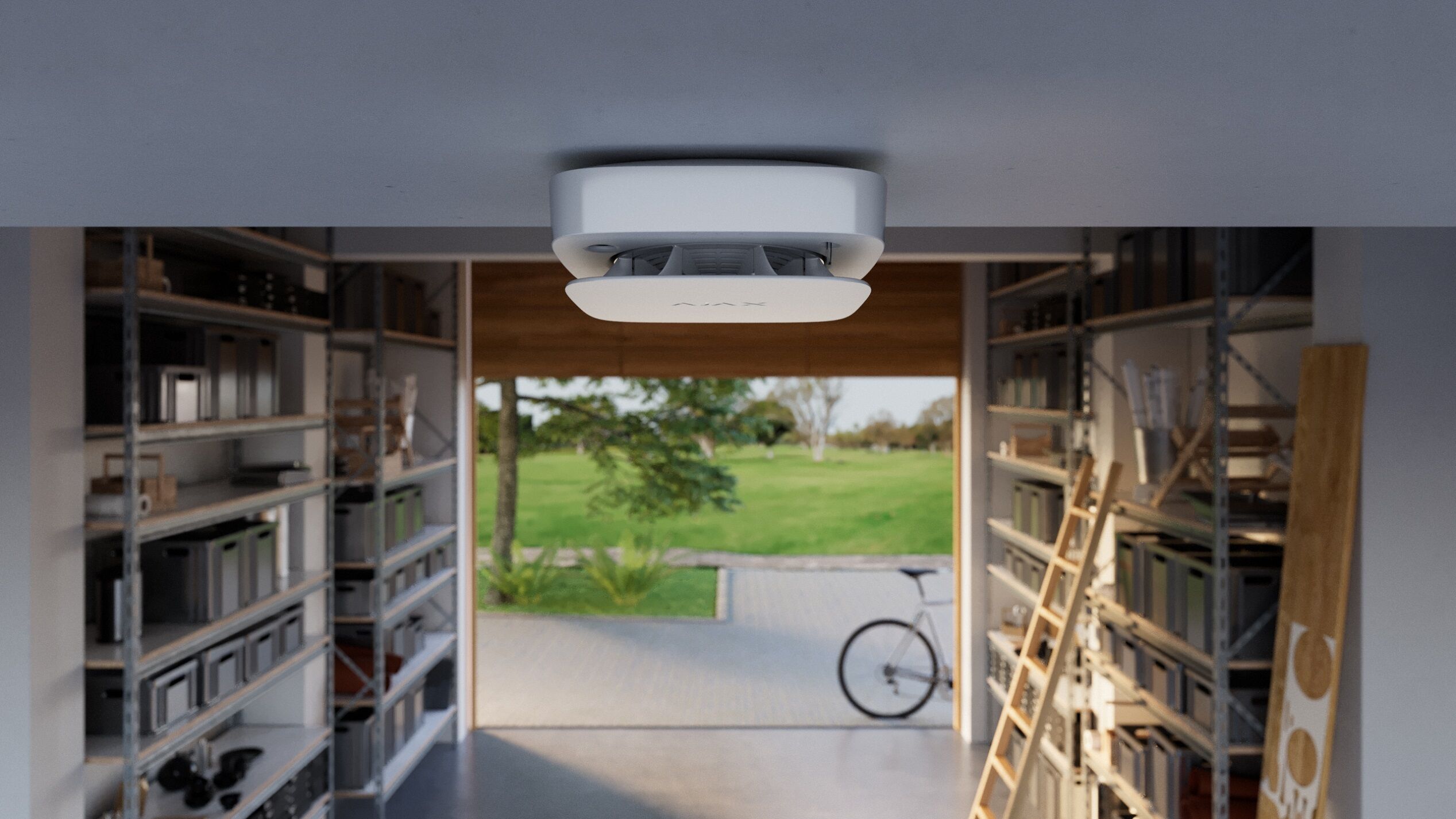 Ajax FireProtect 2 SB (Heat) Weiß Detailansicht Bild 9 | EPS