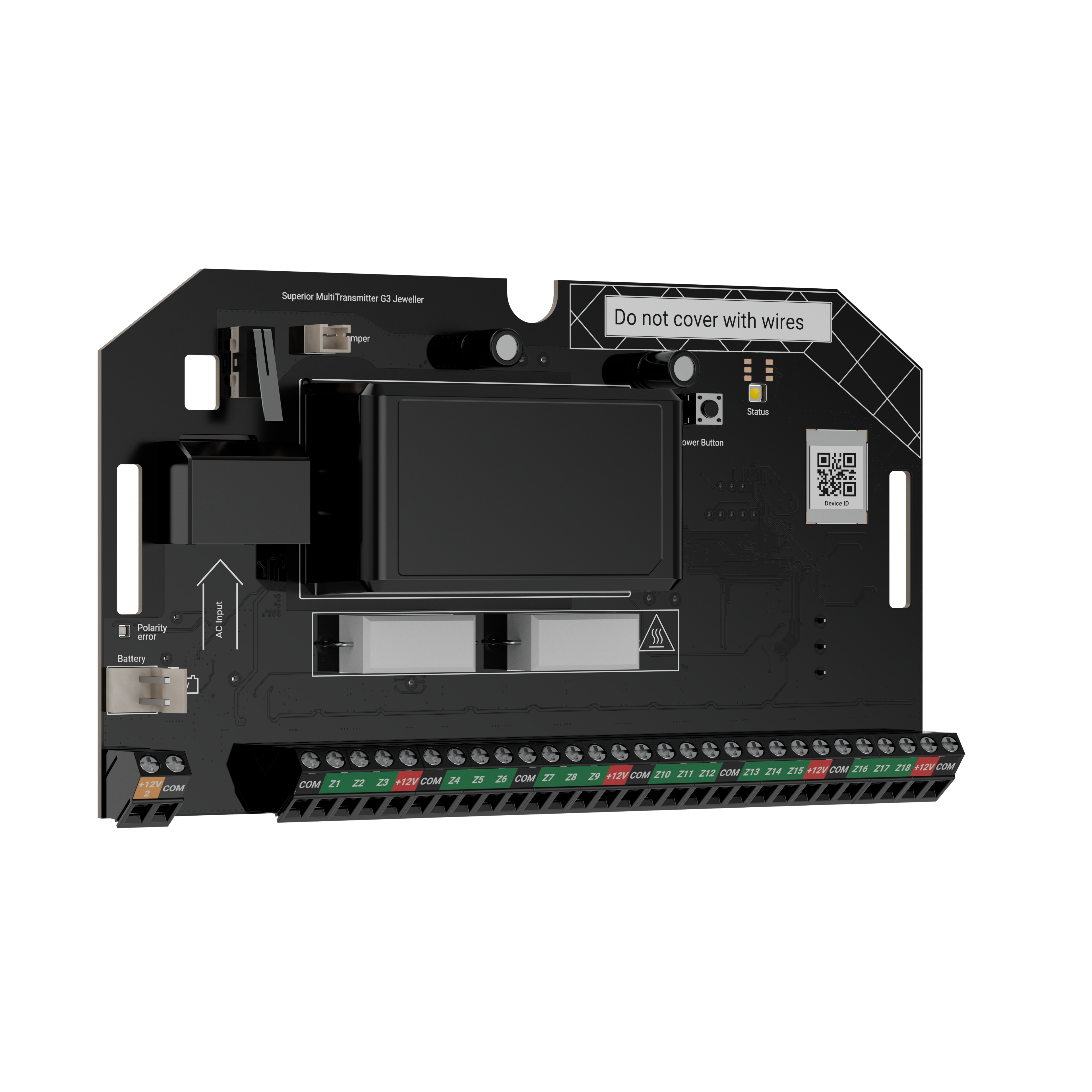 Ajax Superior MultiTransmitter G3 Jeweller (without casing) Detailansicht Bild 3 | EPS