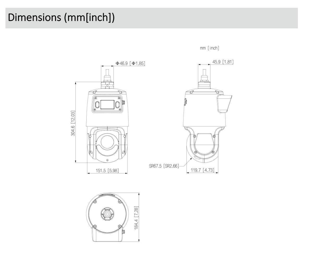 Dahua D-SDT4E425-4F-GB-A-PV1-0280-S2 Dahua D-SDT4E425-4F-GB-A-PV1-0280-S2 Detailansicht Bild 3 | EPS